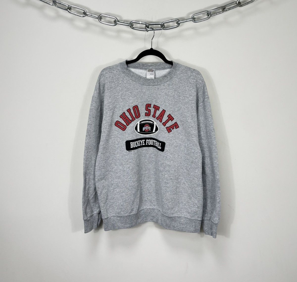 Vintage Vintage Ohio State Buckeye Football Print Graphic Sweatshirt Size US L / EU 52-54 / 3 - 1 Thumbnail