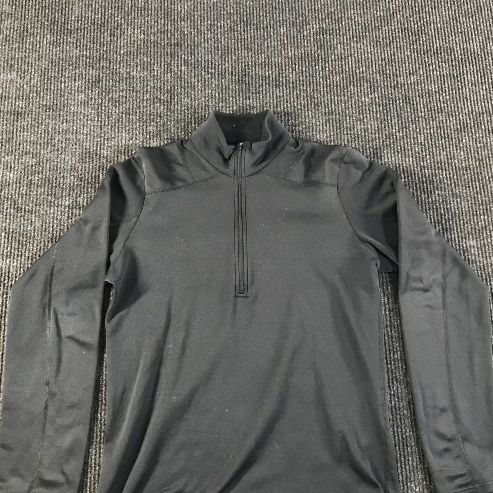 Patagonia Patagonia Capilene Thermal Weight 1/4 Zip Pullover Black Size M Size US M / EU 48-50 / 2 - 2 Thumbnail