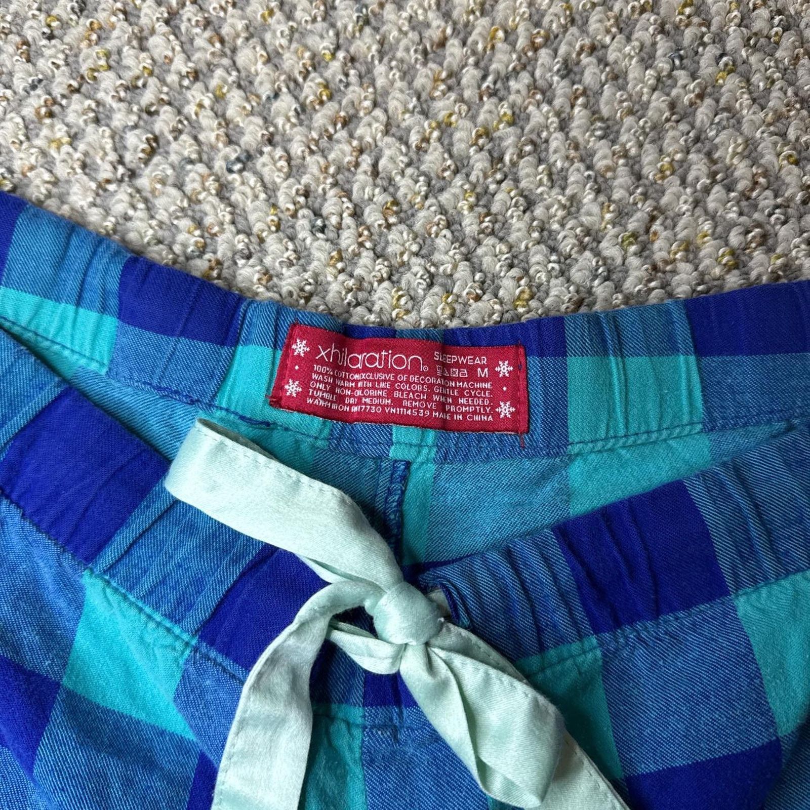 Other Y2K vintage plaid low rise blue mini micro shorts Size 36" / US 14 / IT 50 - 4 Thumbnail