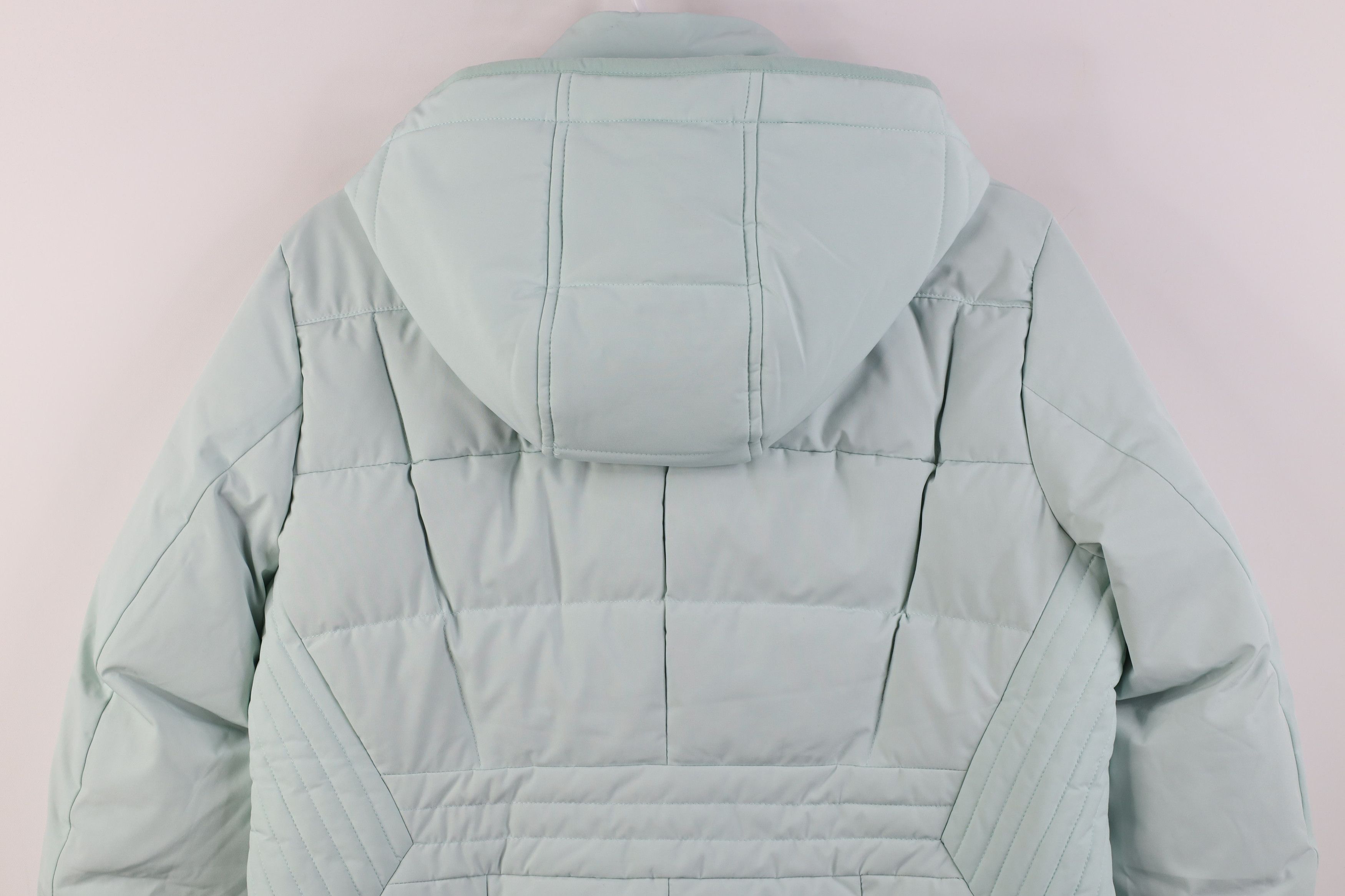Lands' End Y2K Lands End Duck Down Hooded Full Zip Puffer Jacket Blue Size M / US 6-8 / IT 42-44 - 13 Thumbnail