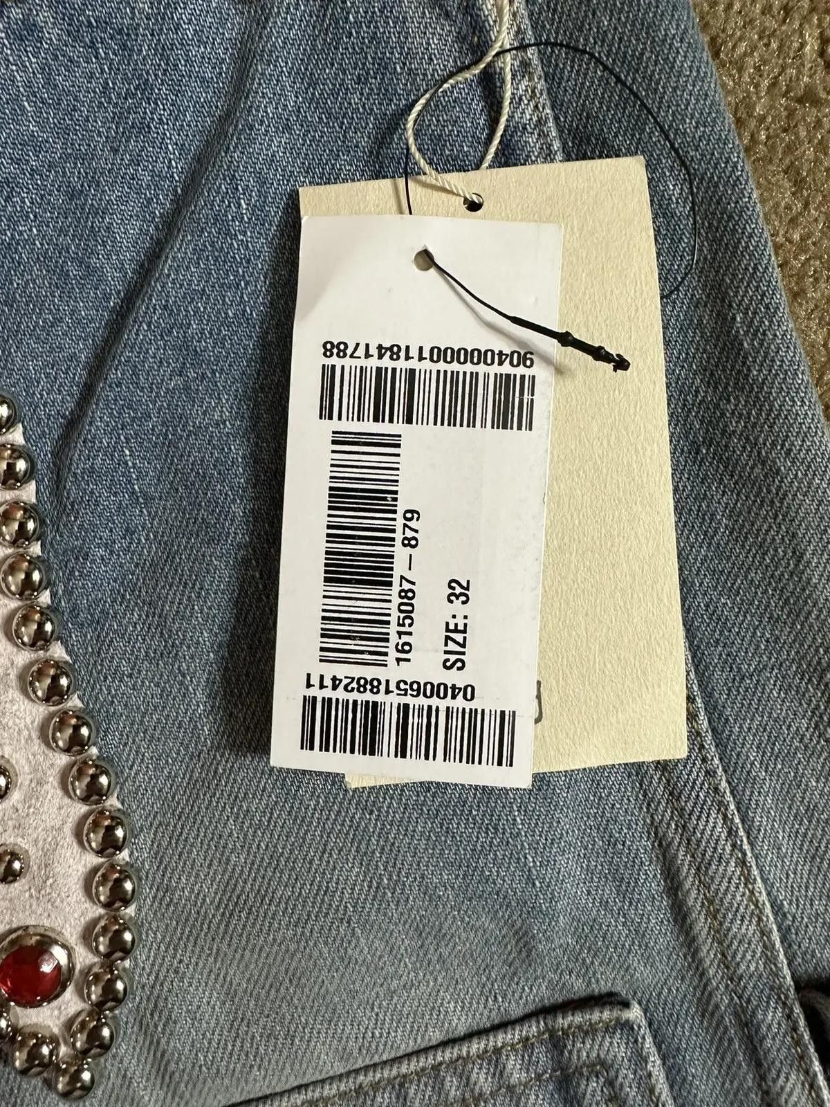 Kapital × Kapital Kountry Kapital Studded 14oz Denim Shorts Size US 32 / EU 48 - 6 Thumbnail