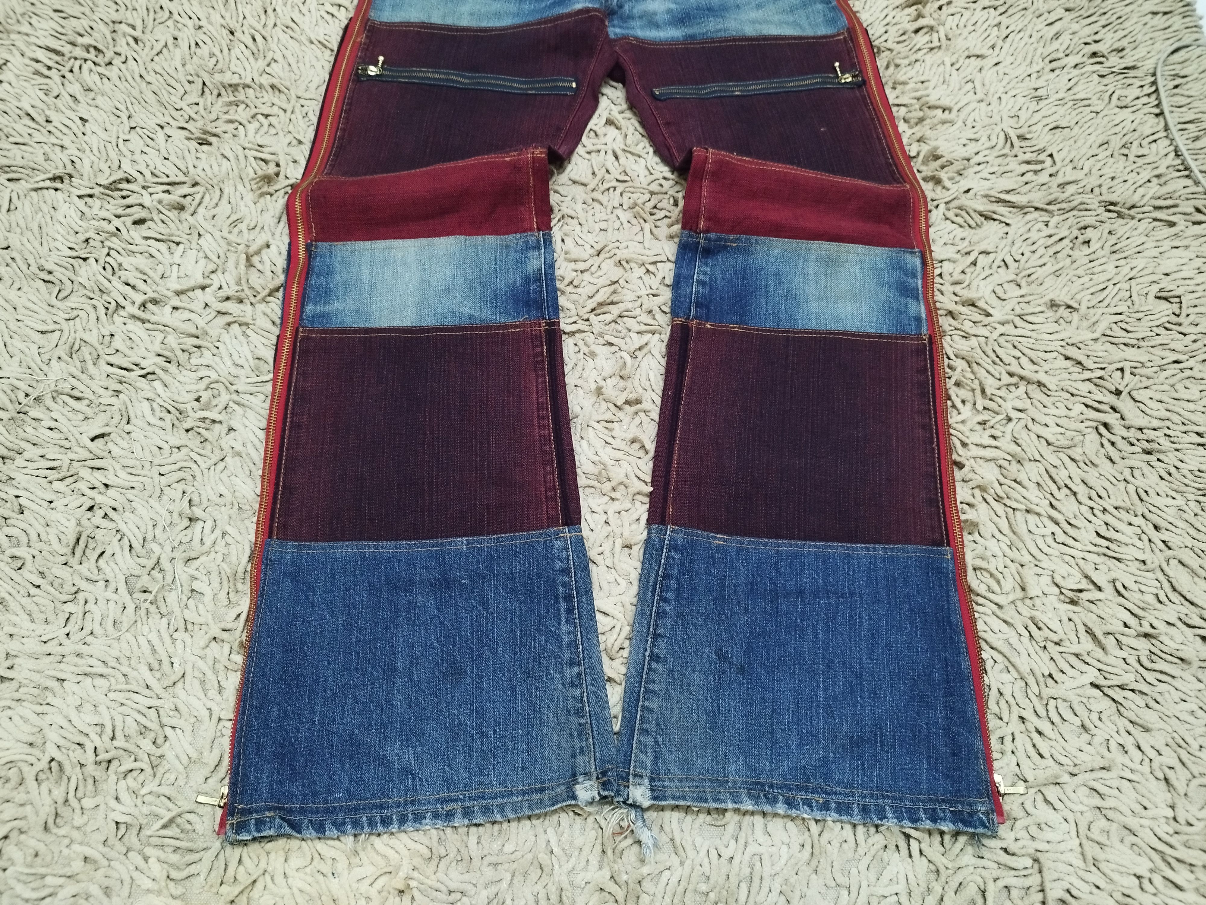 Japanese Brand Japanese Brand Custom Made Paneled Flare Bootcut Jeans Size US 28 / EU 44 - 5 Thumbnail