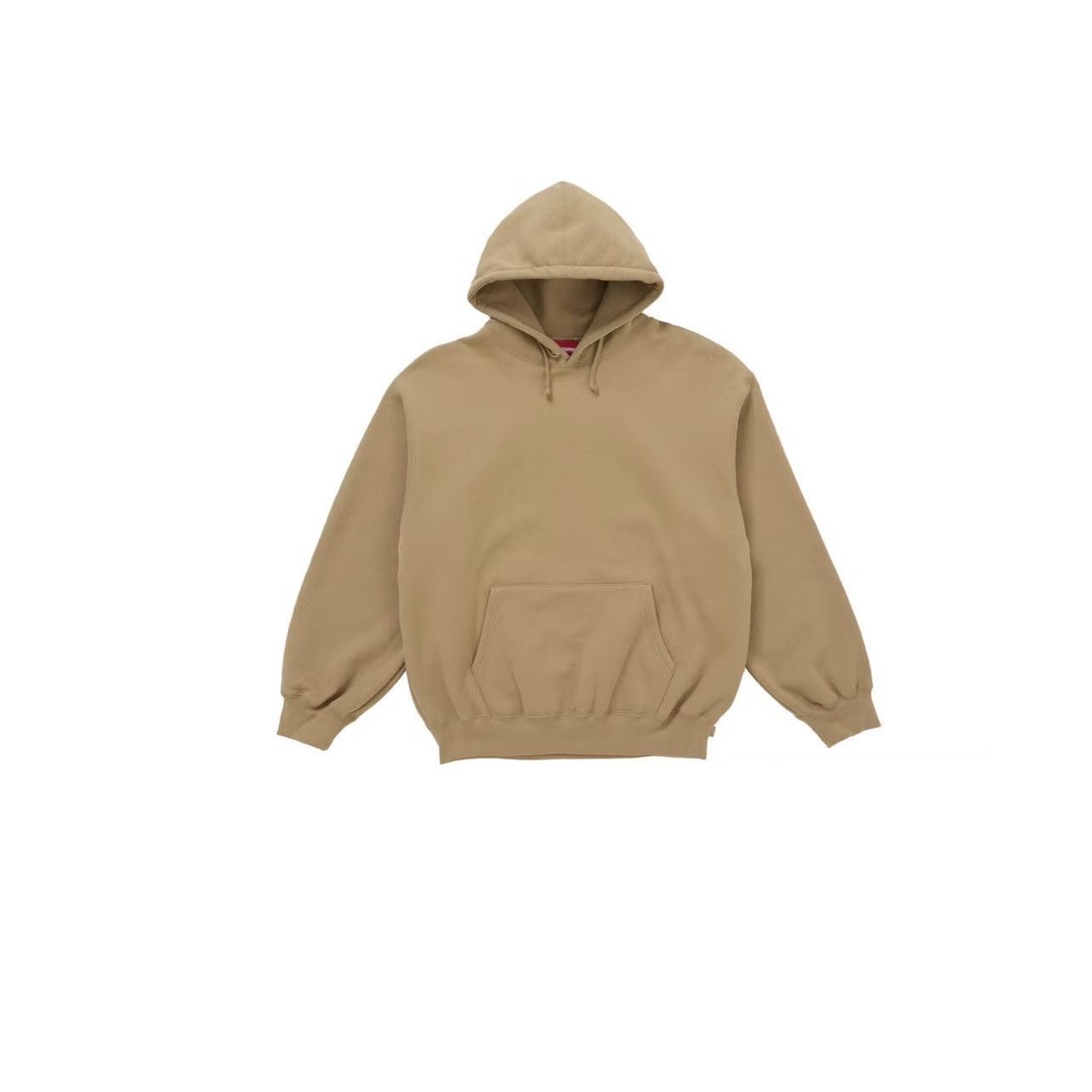 Supreme Supreme Satin Applique Hooded Sweatshirt Light Tan Size L Size US L / EU 52-54 / 3 - 2 Thumbnail