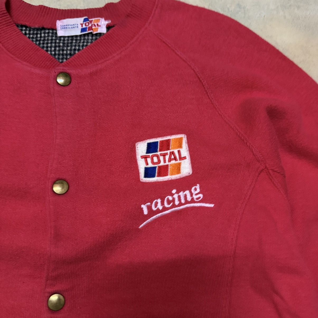 Vintage Vintagr Total Lubricants Racing Varsity Jacket Size US M / EU 48-50 / 2 - 3 Thumbnail