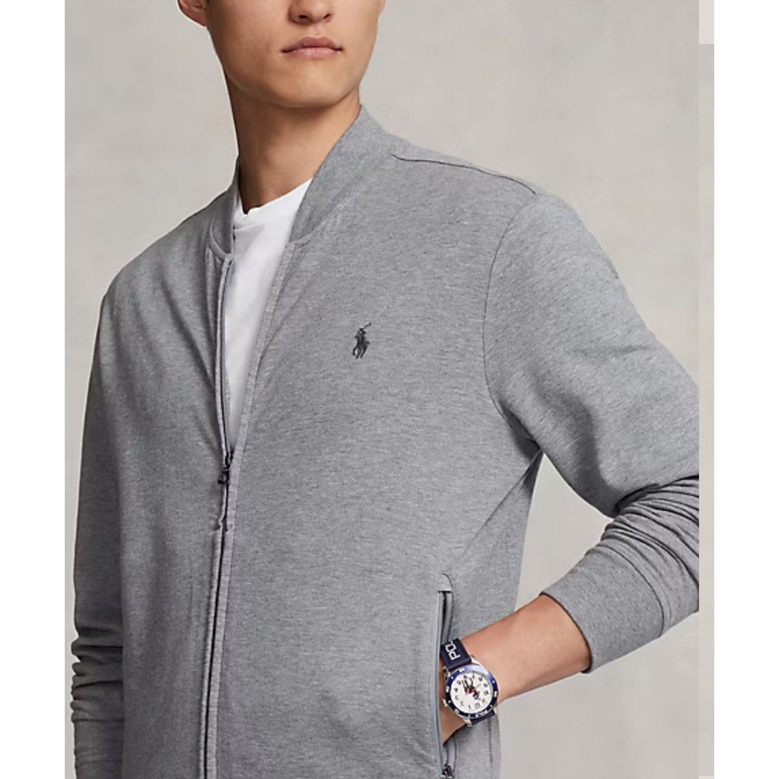 Ralph Lauren NWT Polo Ralph Lauren Men Jersey Baseball Bomber Jacket Size US M / EU 48-50 / 2 - 5 Thumbnail
