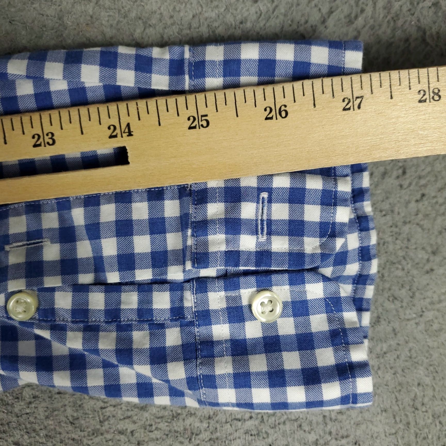 Ralph Lauren Ralph Lauren Shirt Mens 2XL Blue Check Slim Fit Pony Button Up Long Sleeve - Button-Down Collar - Classic American Preppy Style Size US XXL / EU 58 / 5 - 7 Thumbnail