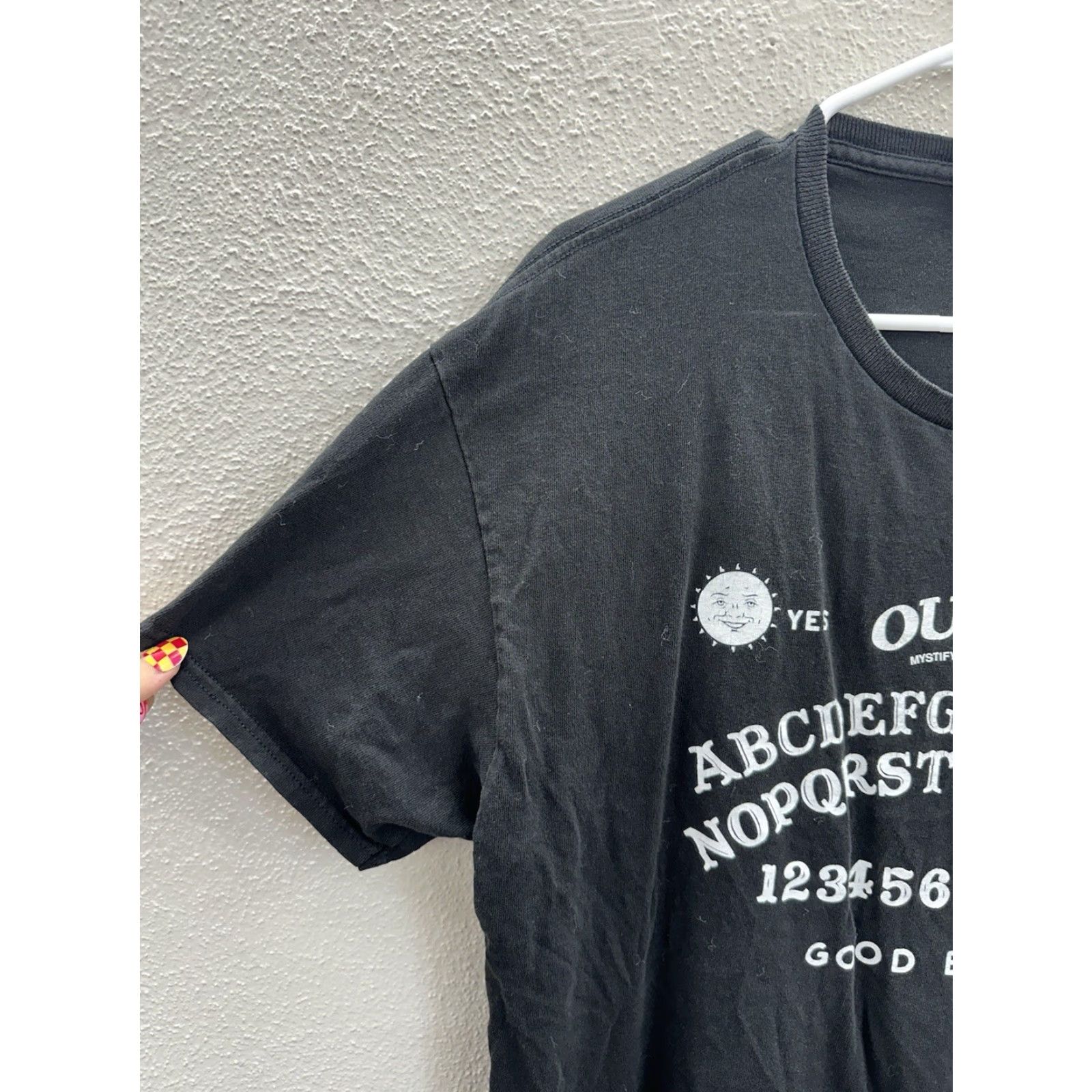 Delta Delta Brand T-Shirt Size Large Black Graphic Ouija Board Short Sleeve Shirt Size L / US 10 / IT 46 - 3 Thumbnail