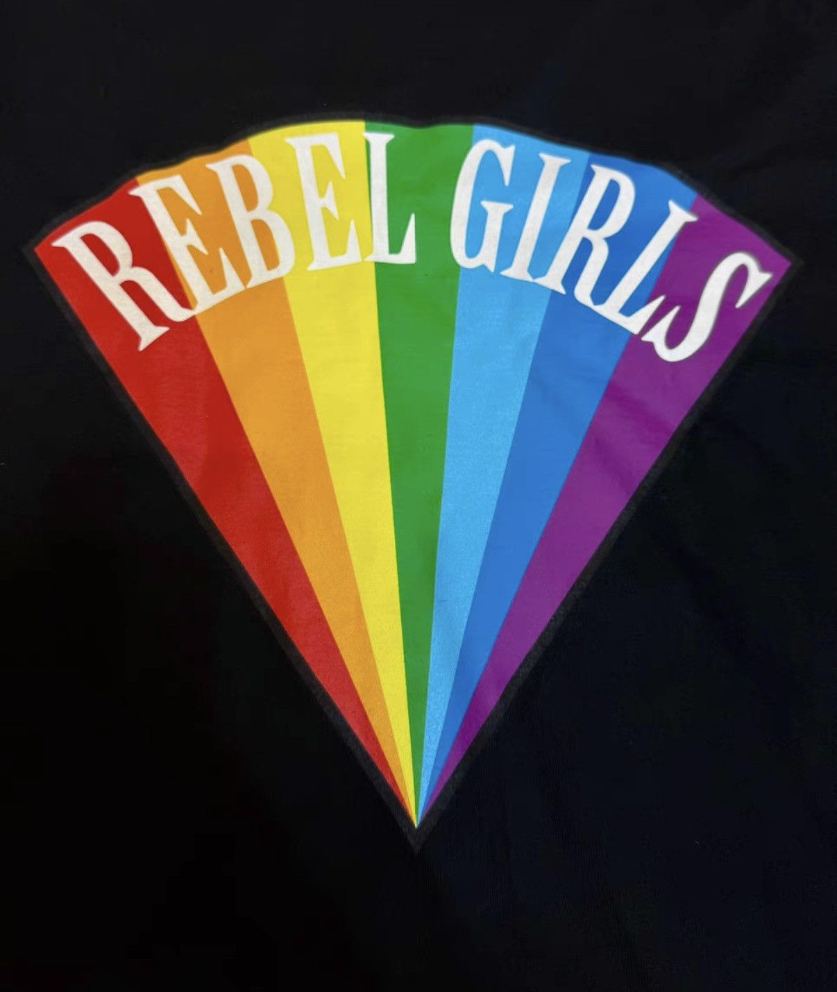 Undercover UNDERCOVER REBEL GIRLS Rainbow Fan Short-Sleeve T-shirt Size US M / EU 48-50 / 2 - 4 Thumbnail