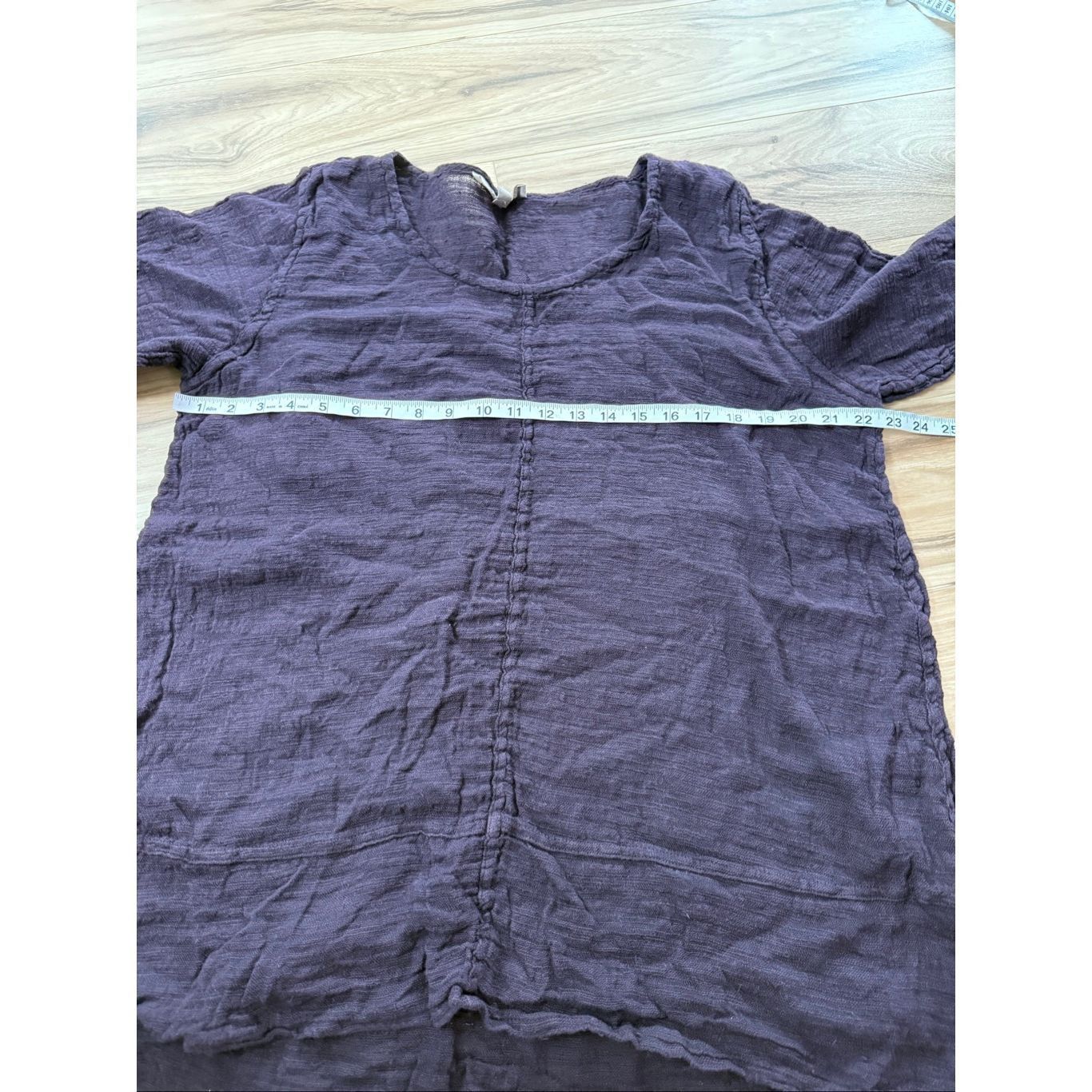 FLAX Flax NWOT relaxed fit linen cotton top tunic purple size med Size M / US 6-8 / IT 42-44 - 7 Thumbnail