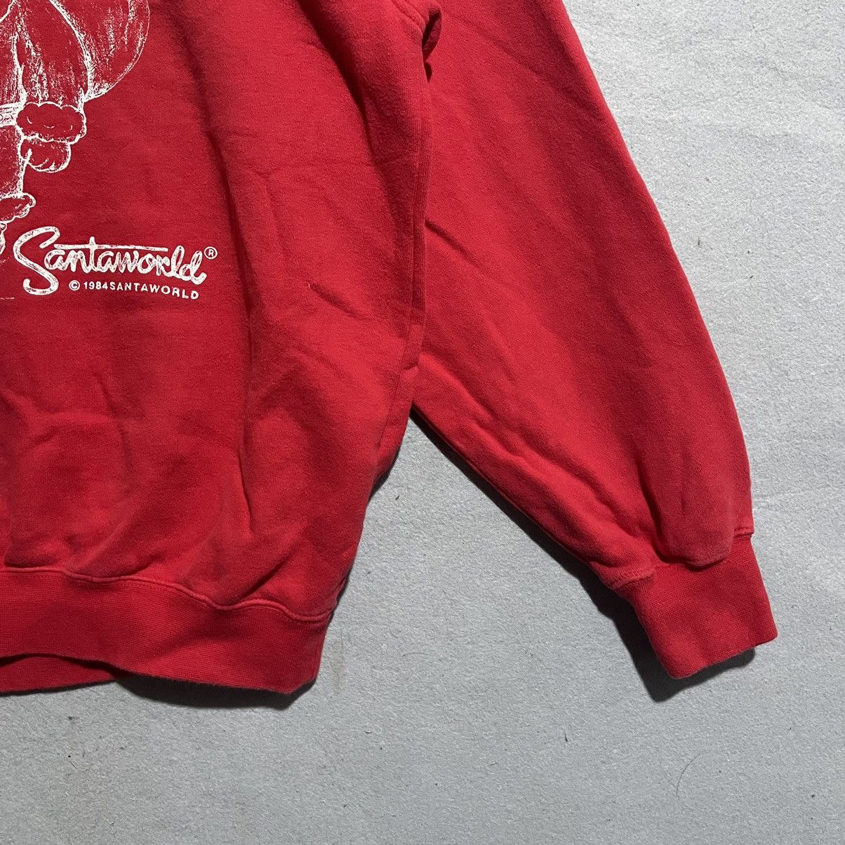 Vintage Vintage 1994 Santaworld Sweden Christmas Sweatshirt – Red Size US L / EU 52-54 / 3 - 4 Thumbnail