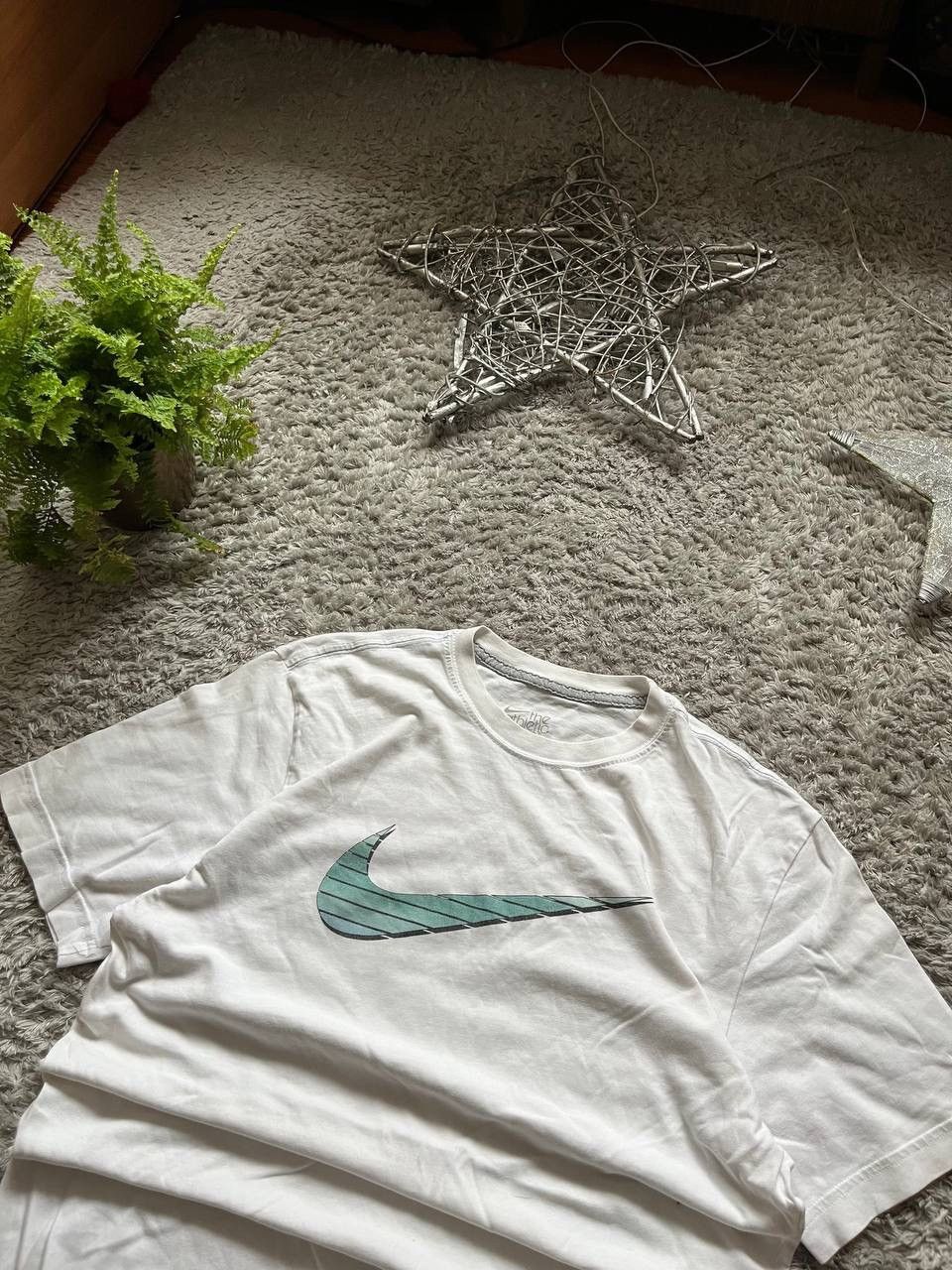 Nike × Vintage 00s Nike T-Shirt Vintage Streetwear Big Logo Swoosh Oversize Size US M / EU 48-50 / 2 - 3 Thumbnail