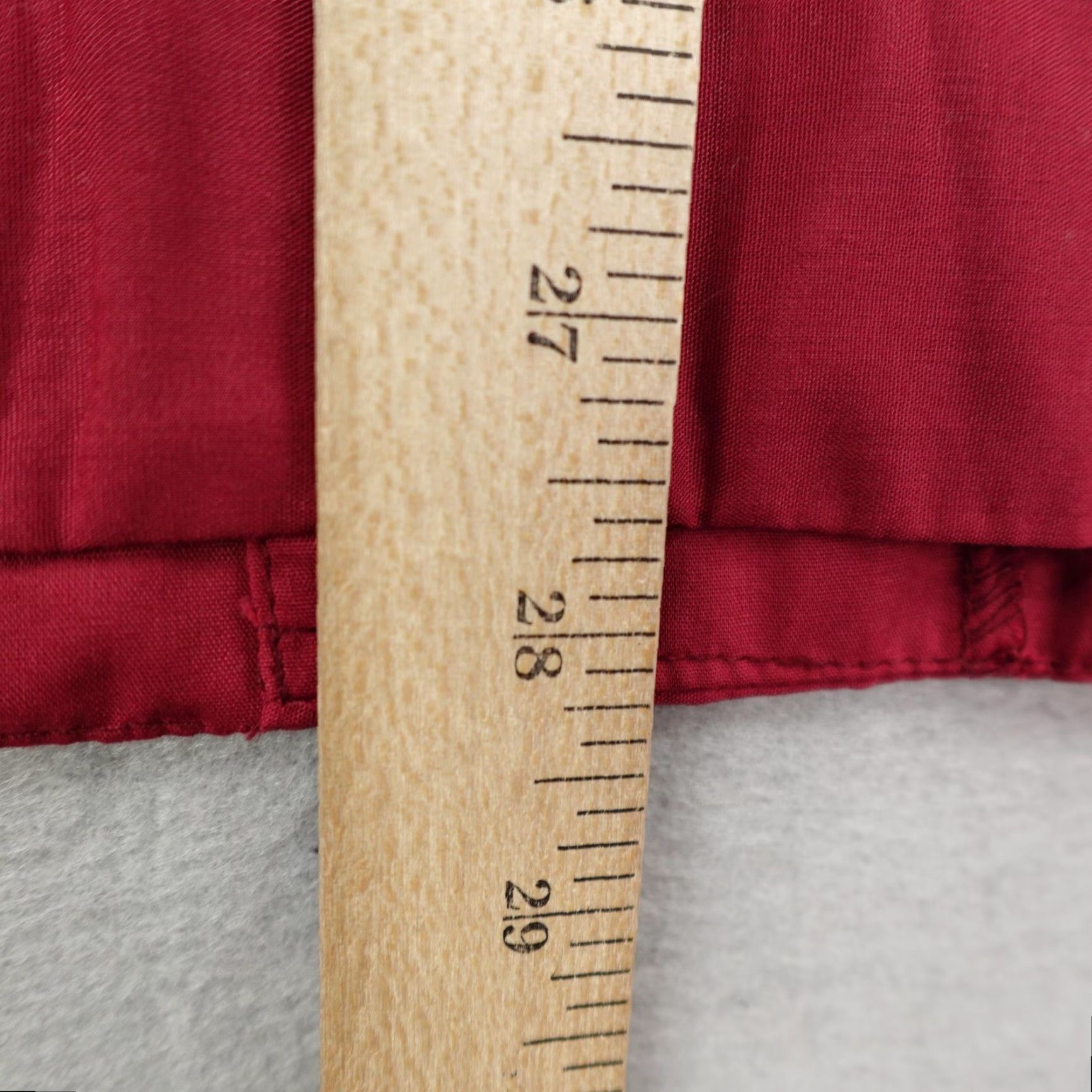 Vintage D'Yuvas Guayabera Shirt Mens Large Size 40 Red 4 Pocket Cuba Wedding Camp Cigar Size US L / EU 52-54 / 3 - 6 Thumbnail