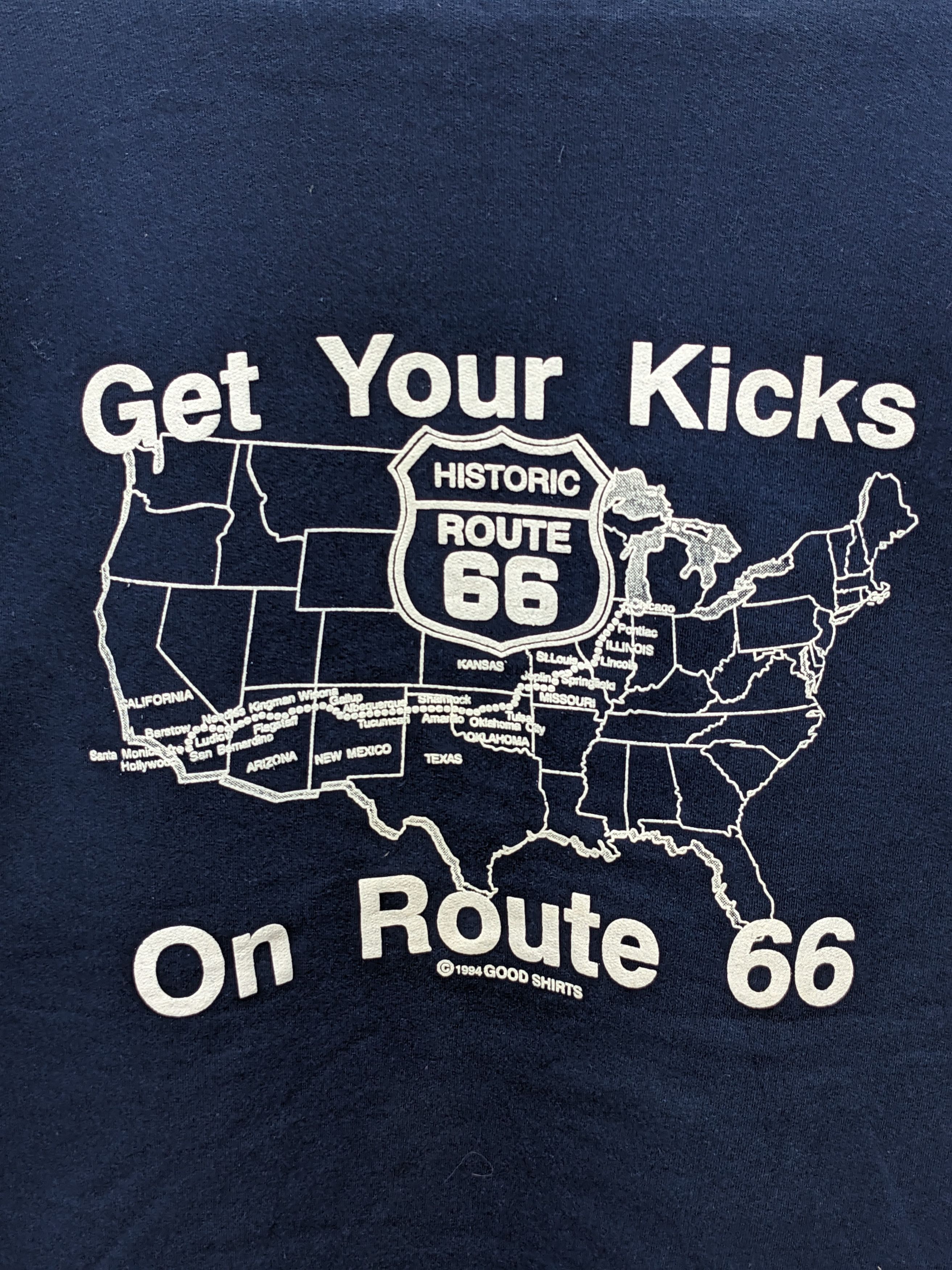 Vintage VINTAGE 1994 HISTORIC ROUTE 66 Size US XL / EU 56 / 4 - 4 Thumbnail