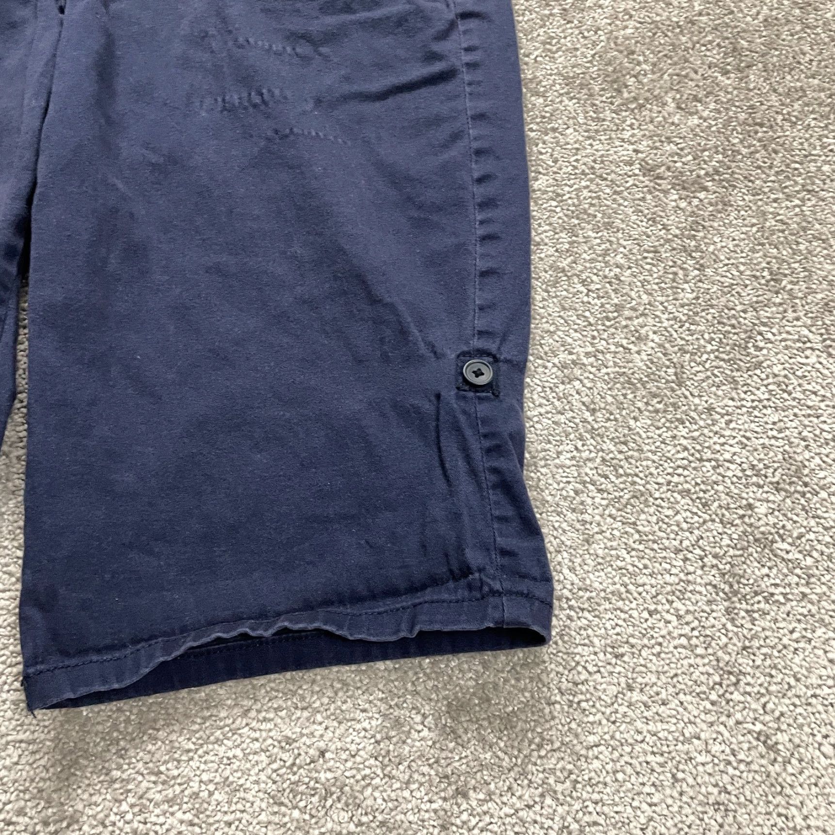 Charter Club Charter Club Bermuda Chino Shorts Womens 10 Navy Blue Mid Rise Casual 34 Waist 13.5 Inseam Size 32" / US 10 / IT 46 - 3 Thumbnail