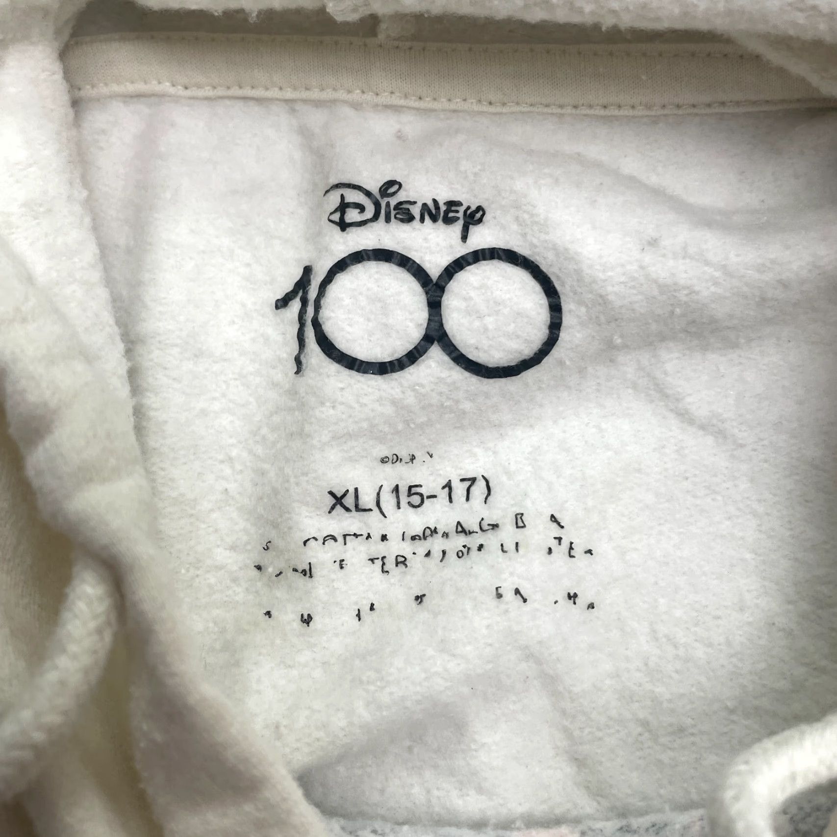 Disney Disney Graphic Hoodie Sweatshirt Womens XL Ivory Snow White Simba Mickey Tiana Size XL / US 12-14 / IT 48-50 - 4 Thumbnail