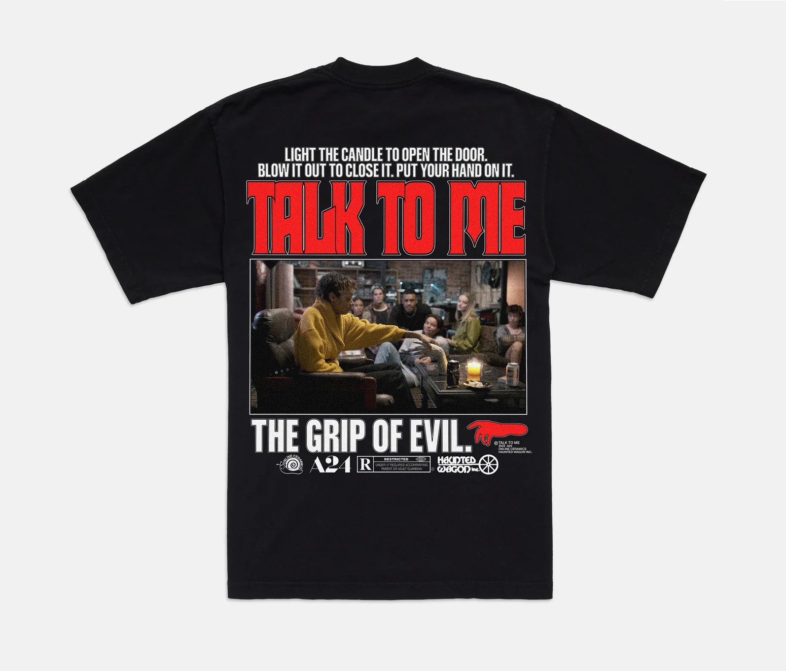 A24 × Online Ceramics A24 x Online Ceramics x Talk To Me Grip Of Evil Tee T-Shirt Size US L / EU 52-54 / 3 - 2 Thumbnail