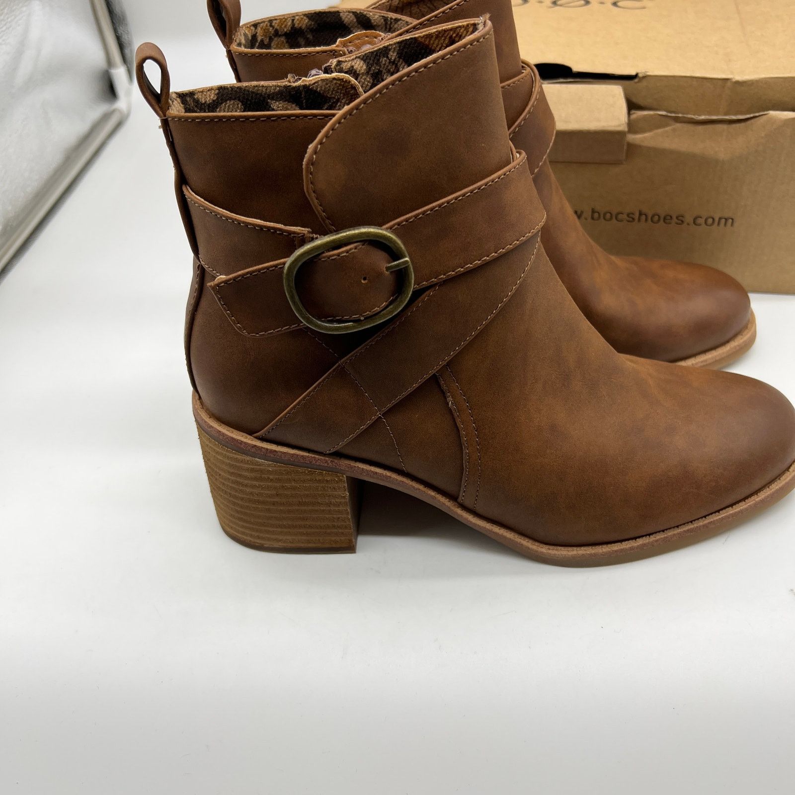 Other BOC by Born Womens Foxy Stacked Heel Booties Size 9M Size US 9 / IT 39 - 4 Thumbnail