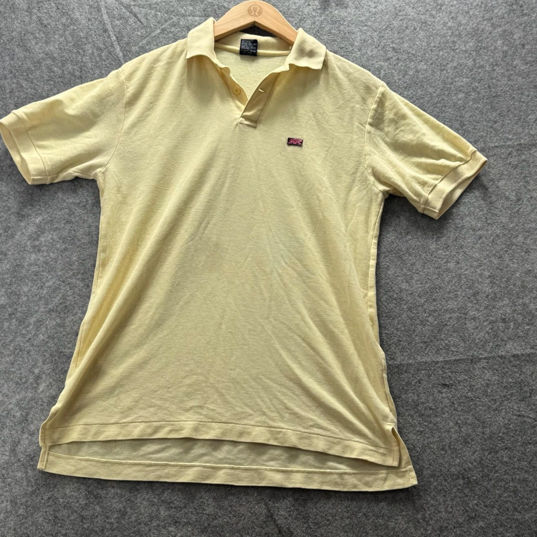 Vintage Vintage Brittania Mens L Yellow Collared Polo Logo Knit Short Sleeve T-Shirt Summer Casual Shirt Size US L / EU 52-54 / 3 - 2 Thumbnail