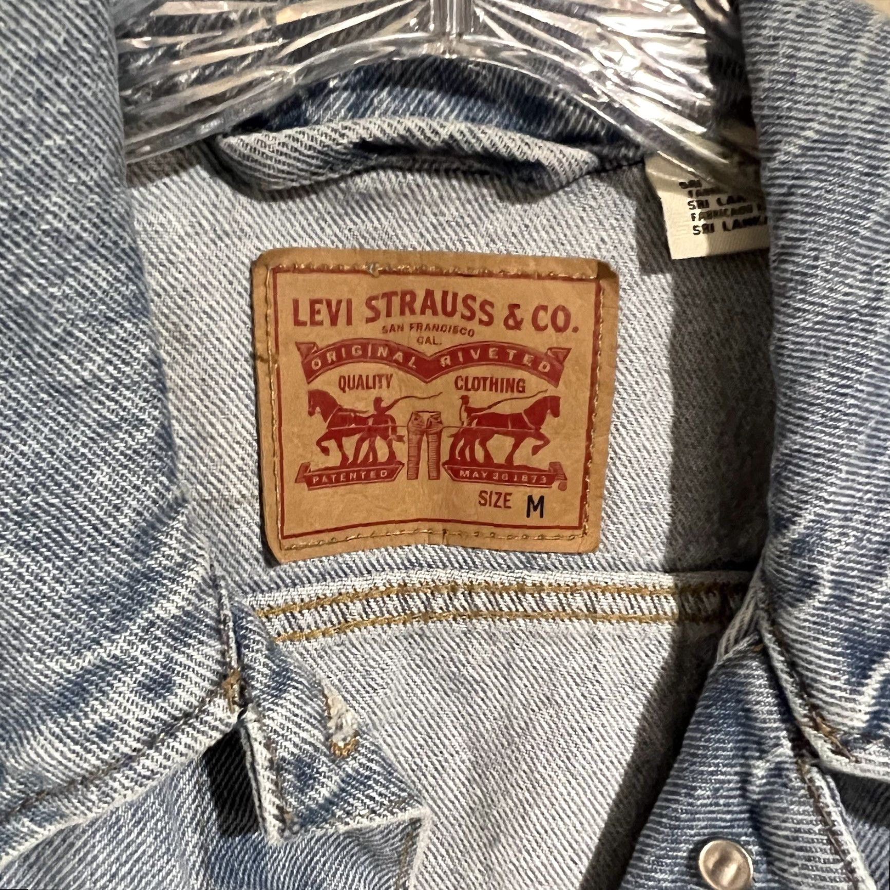 Levi's Levi's Blue Denim Jean Jacket M User: Levi's Blue Denim Jean Jacket M Size US 31 - 4 Thumbnail