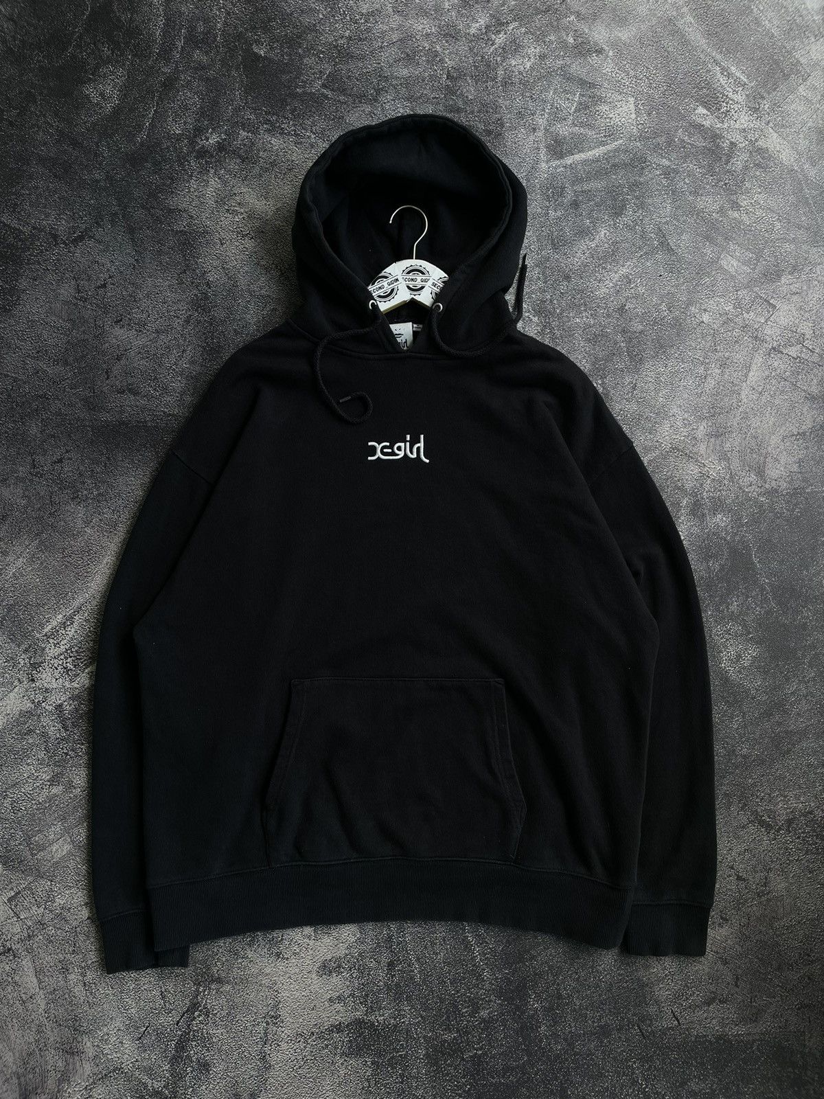 image of Hoodie X-Girl Japnese in Black, Men's (Size XL)