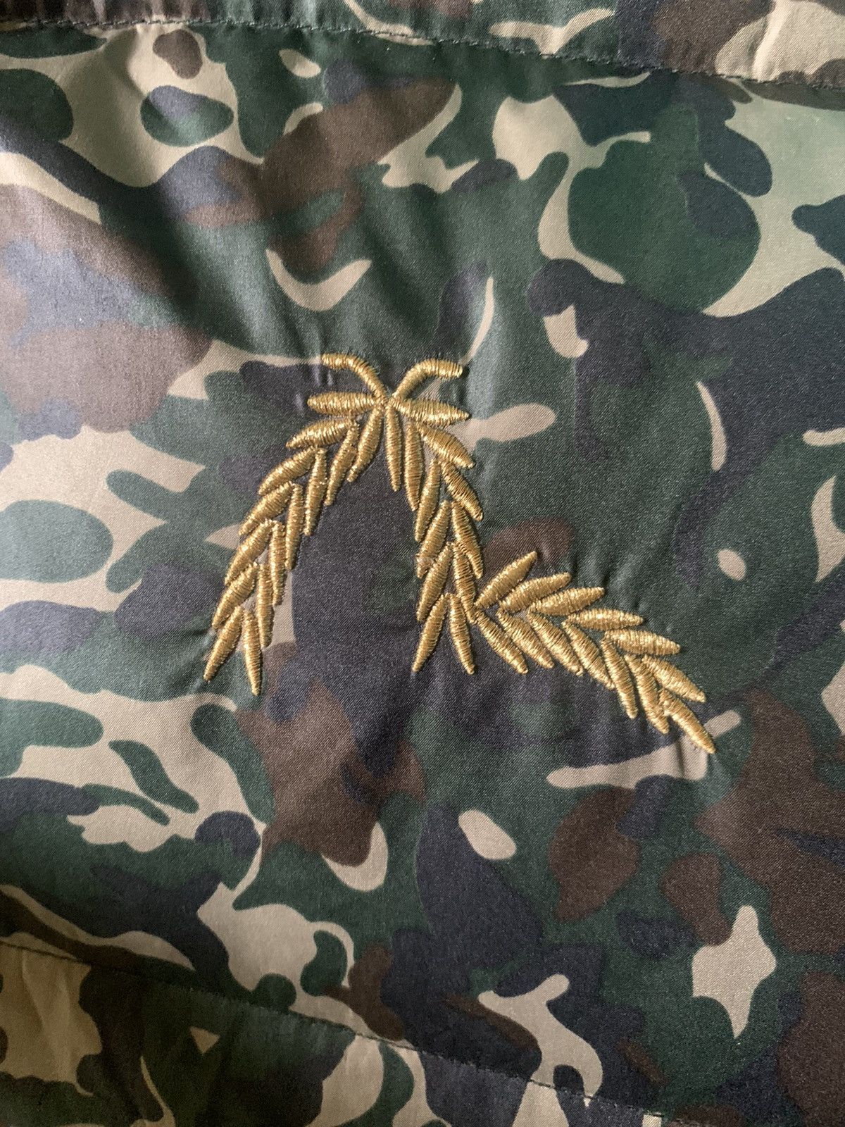 Evisu × Japanese Brand Evisu Genes Camouflage Dual Full-zip Puffer Jacket Size US L / EU 52-54 / 3 - 7 Thumbnail
