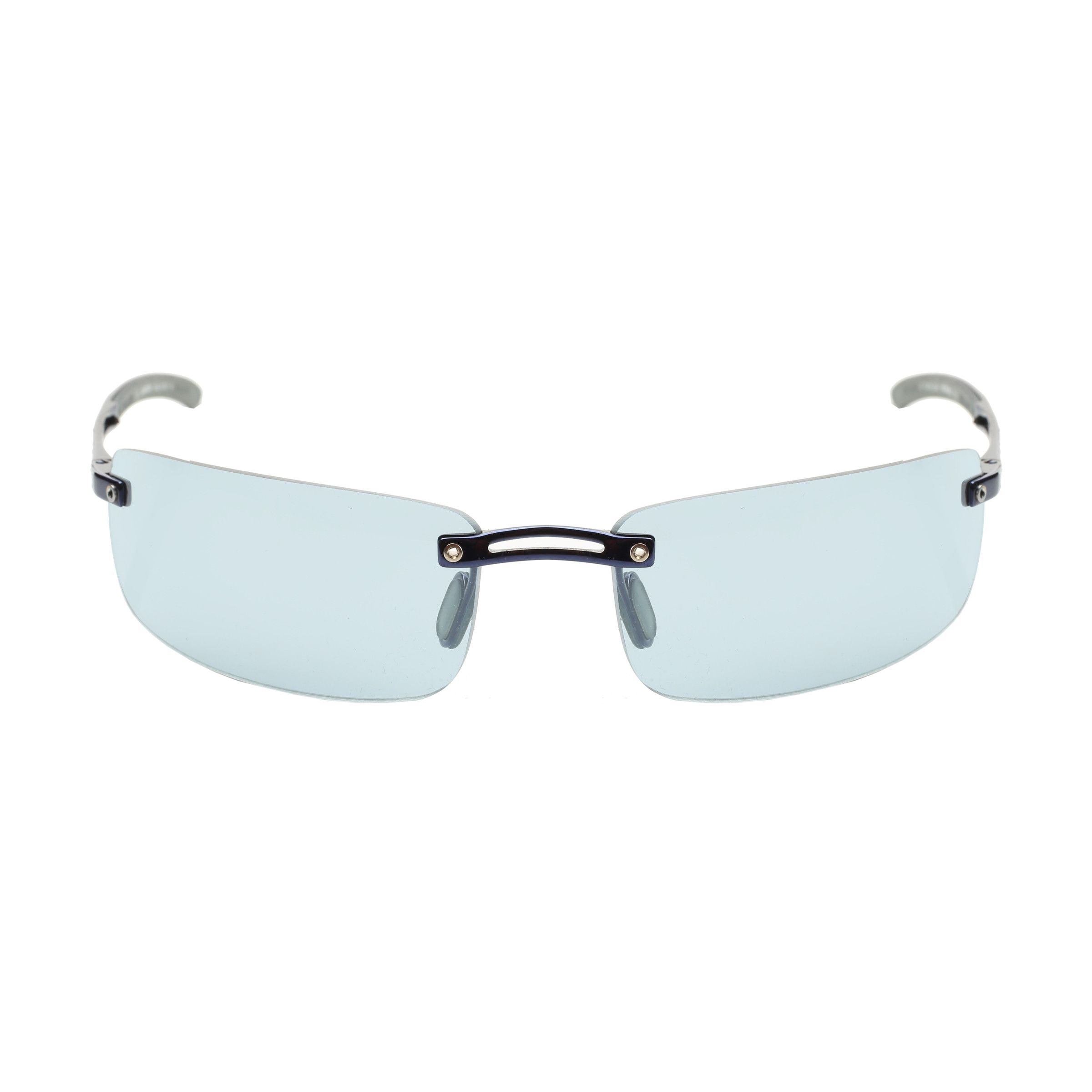 Carrera '00s Blue Metalic Rimless Sunglasses