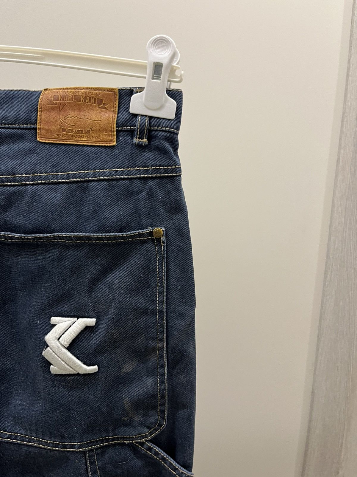 Karl Kani Karl Kani Jeans Joggers Workwear Washed Blue Faded Size US 32 / EU 48 - 6 Thumbnail