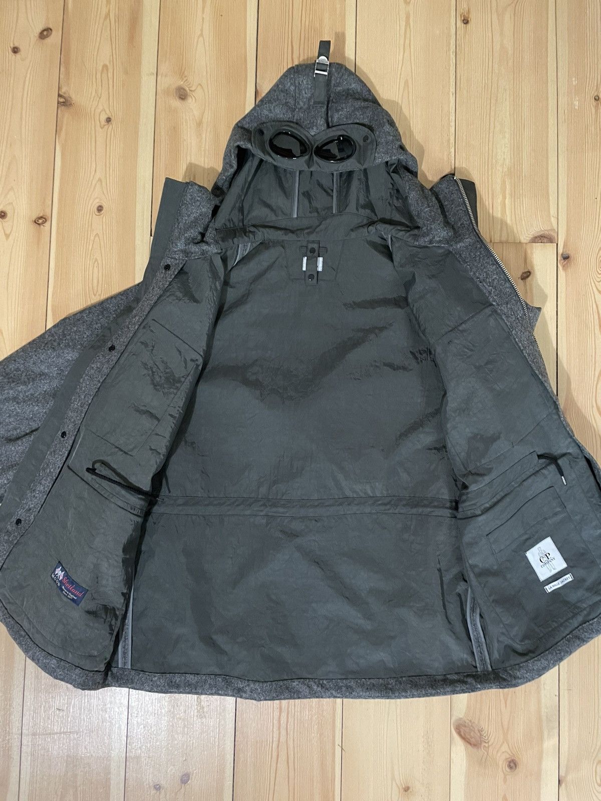 C.P. Company C.P. Company Shetland Twill Mile Hooded Jacket Size US XXL / EU 58 / 5 - 11 Thumbnail