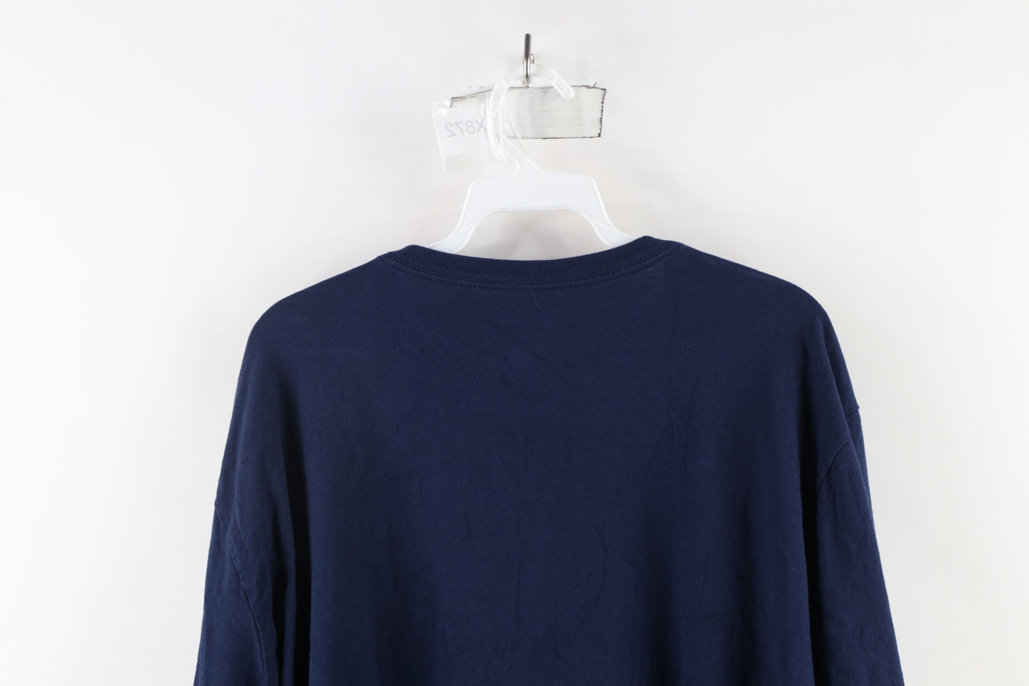 Nike × Vintage Nike Swoosh University of Michigan Long Sleeve T-Shirt Size US XXL / EU 58 / 5 - 8 Thumbnail