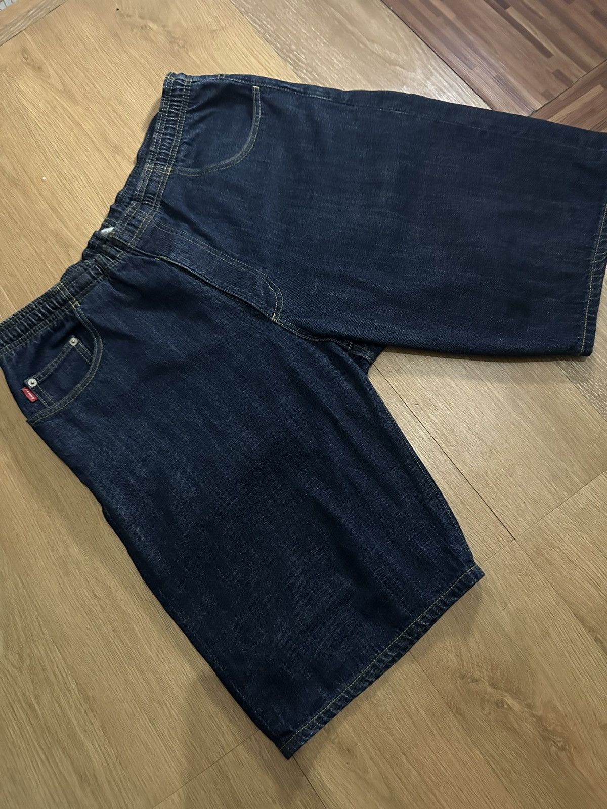 Stussy Stussy Jorts Blue Black Denim Size US 34 / EU 50 - 4 Thumbnail