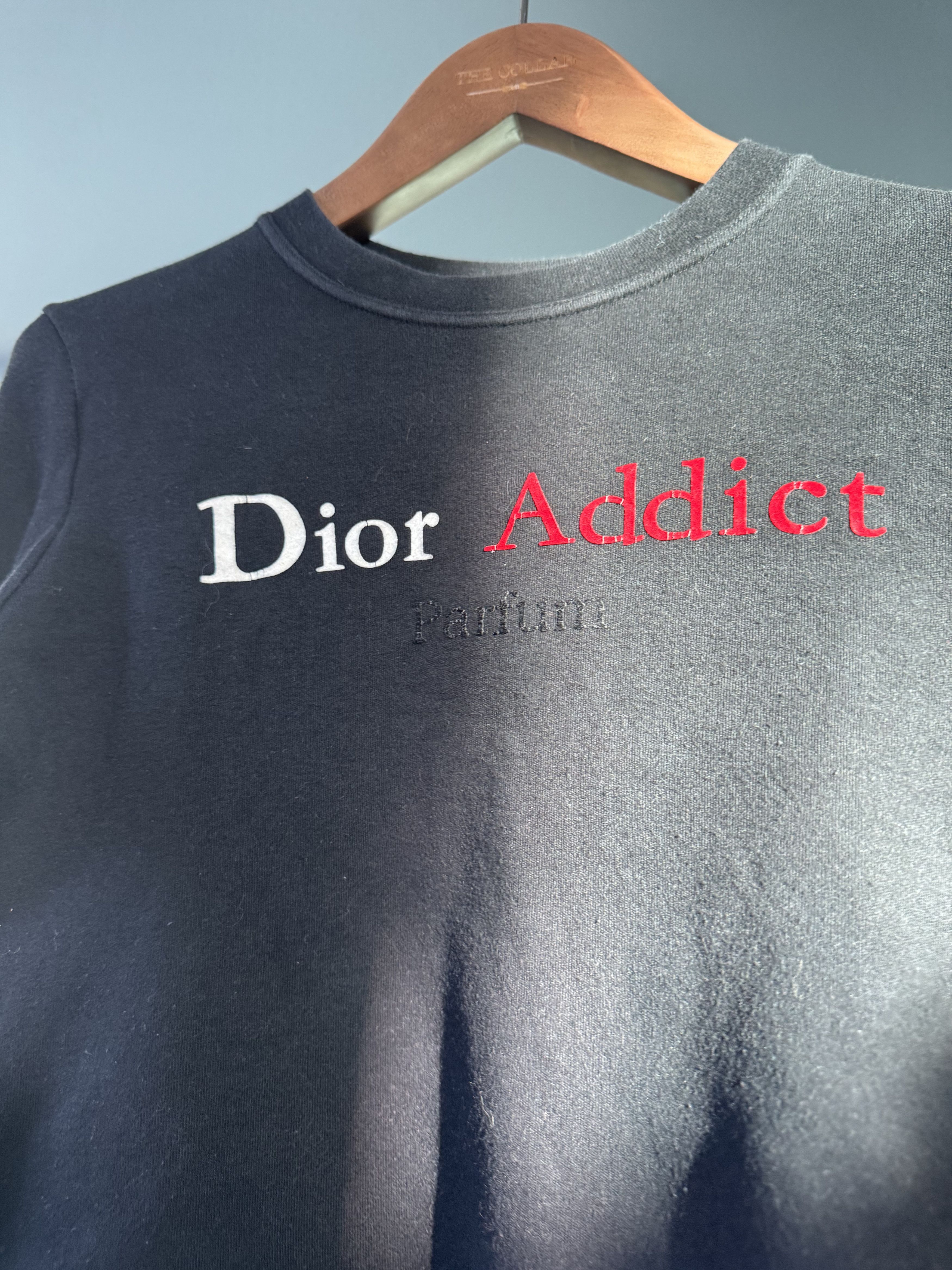 Christian Dior Monsieur Christian Dior " Dior Addict Parfum " Long Sleeve T Shirt Size M / US 6-8 / IT 42-44 - 4 Thumbnail