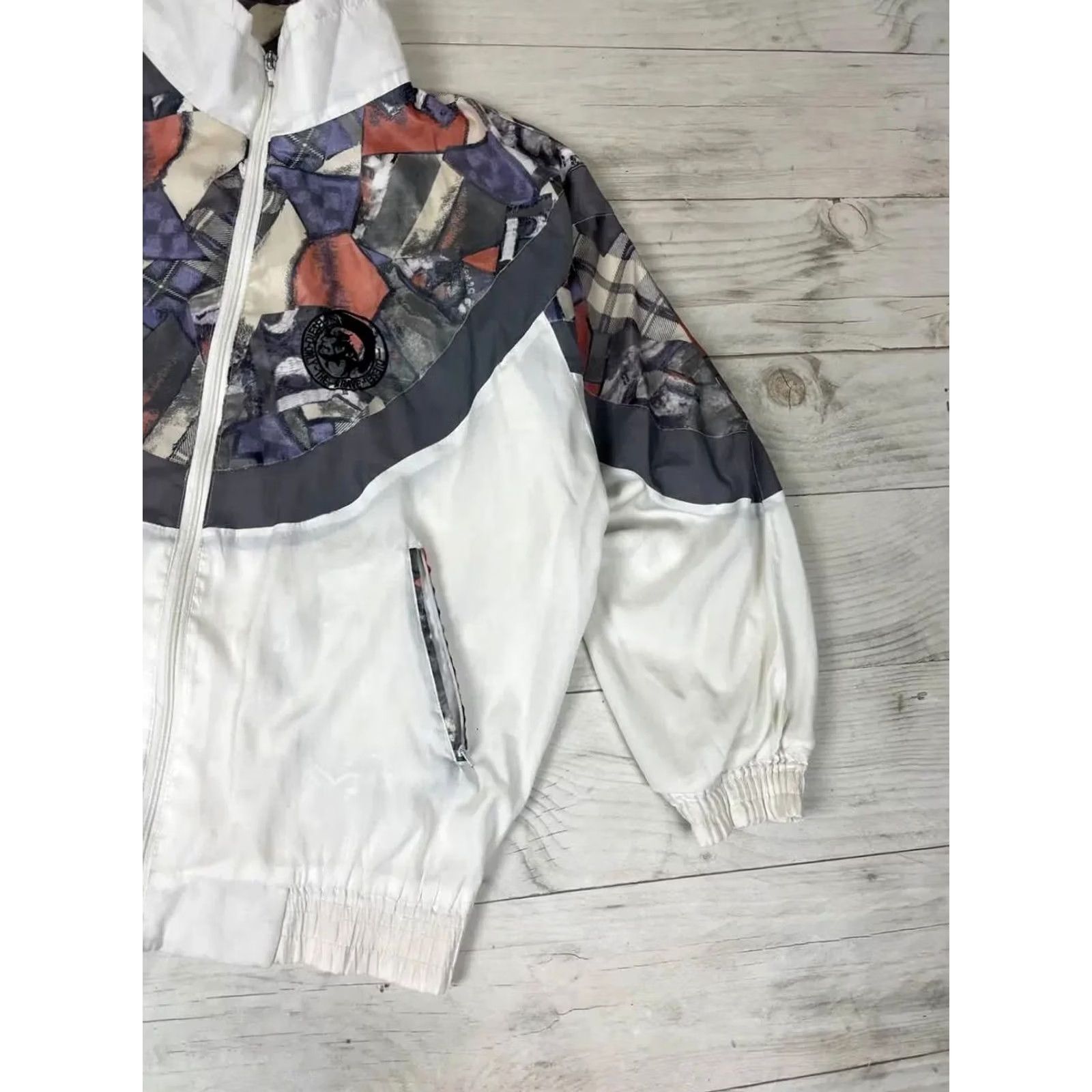 Diesel VINTAGE Diesel Tracksuit Tracksuit Jacket Pants 90s Nylon White Size S Mens Size 36R - 6 Thumbnail