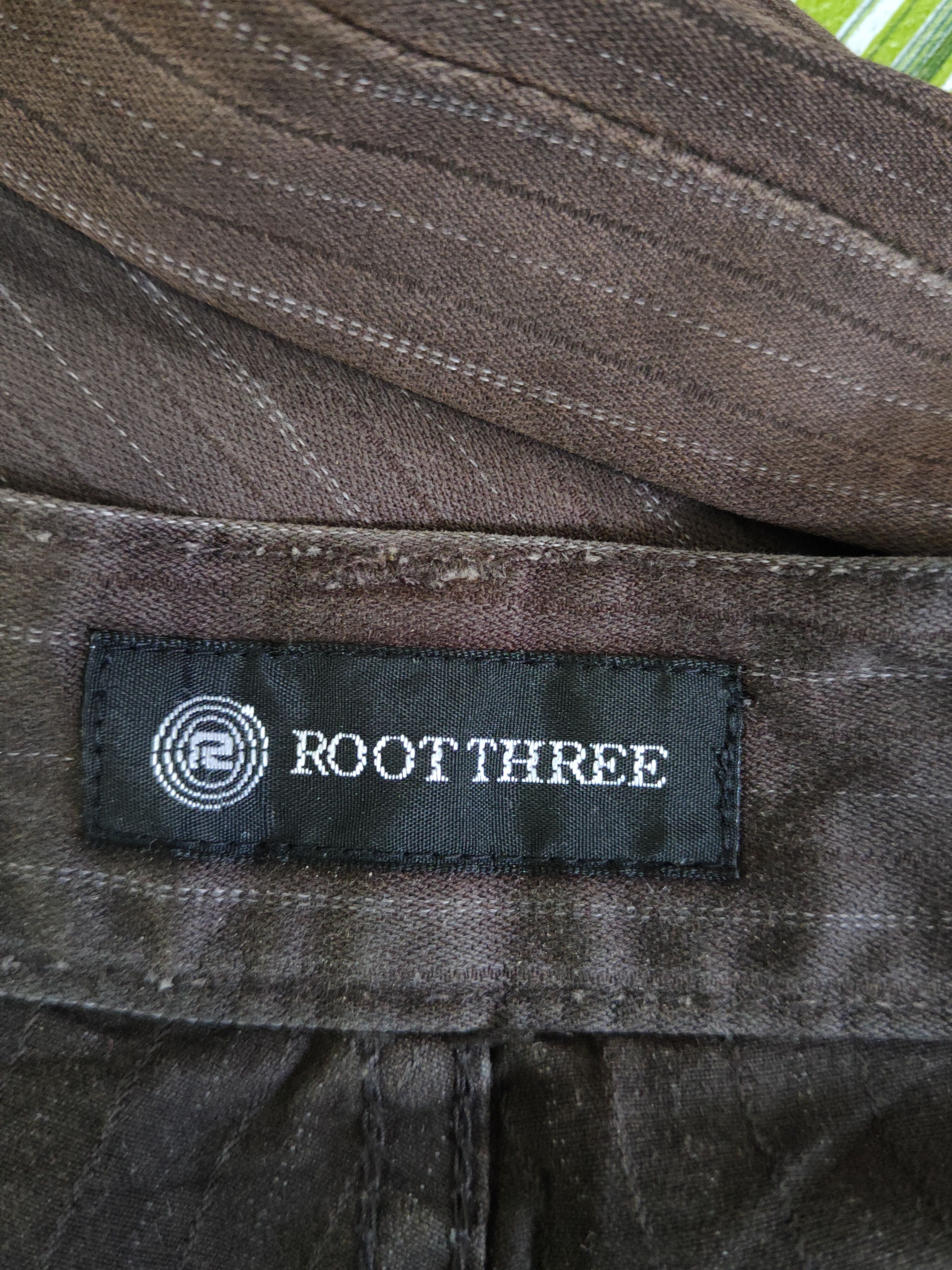 Japanese Brand Root Three Dark Brown Faded Multipocket Casual Pants #S2517 Size US 31 - 14 Thumbnail