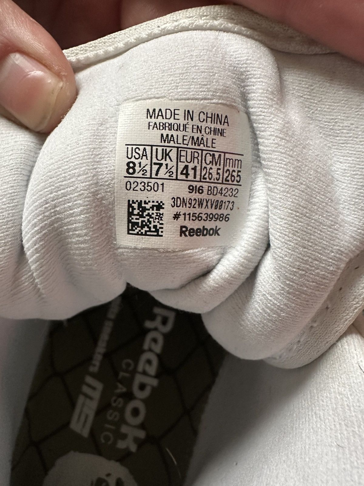 Bape × Reebok Reebok ‘Question Mid’ Bape Size US 8.5 / EU 41-42 - 6 Thumbnail