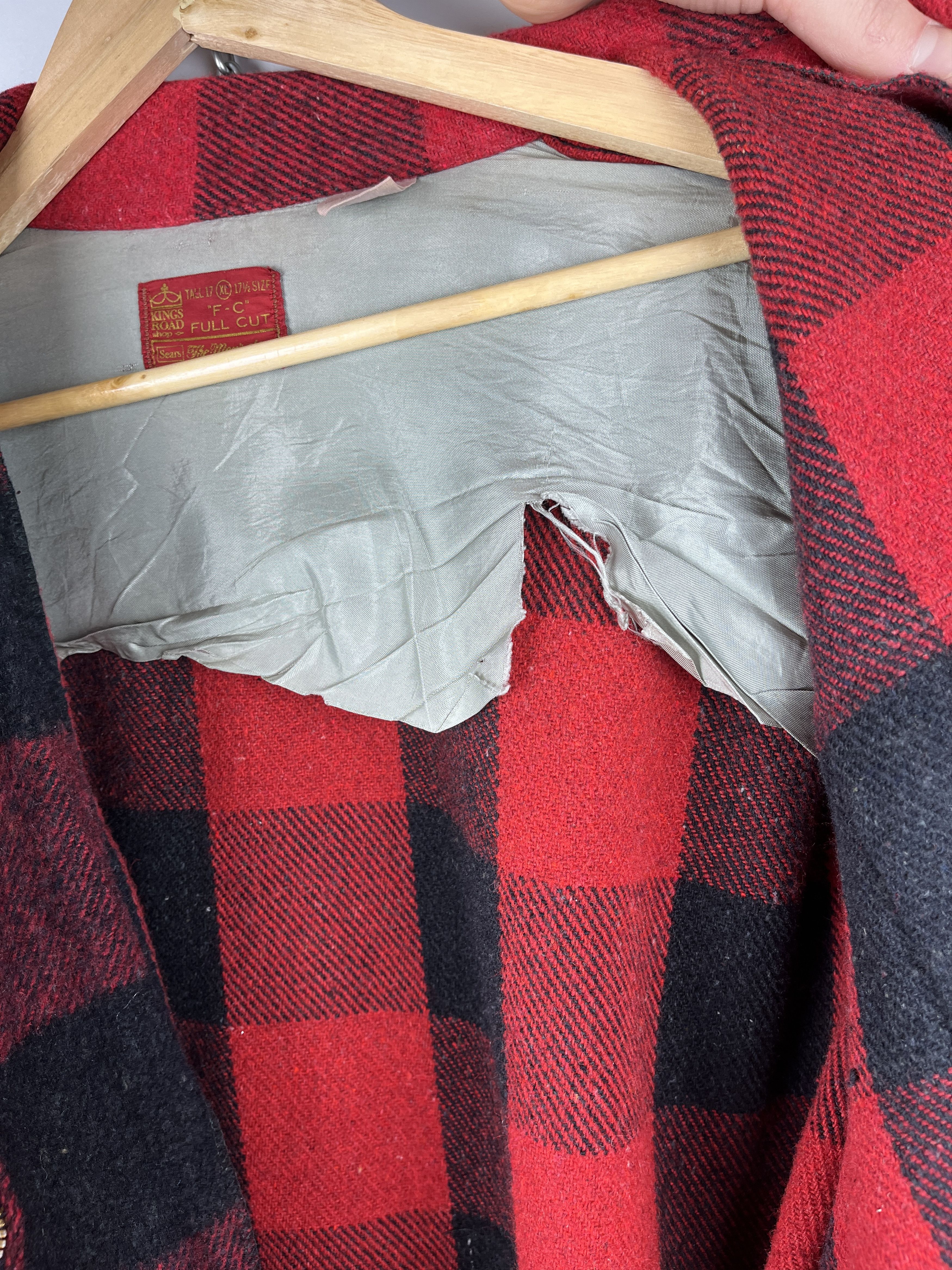Lumberjack 70's Kings Road Full Cut Vintage Lumberjack Jacket Zip Talon Size US XL / EU 56 / 4 - 10 Thumbnail
