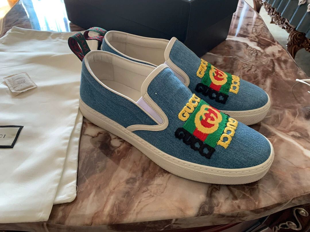 Gucci Gucci Men's New Authentic Like New Shoes Size US 8 / EU 41 - 1 Thumbnail