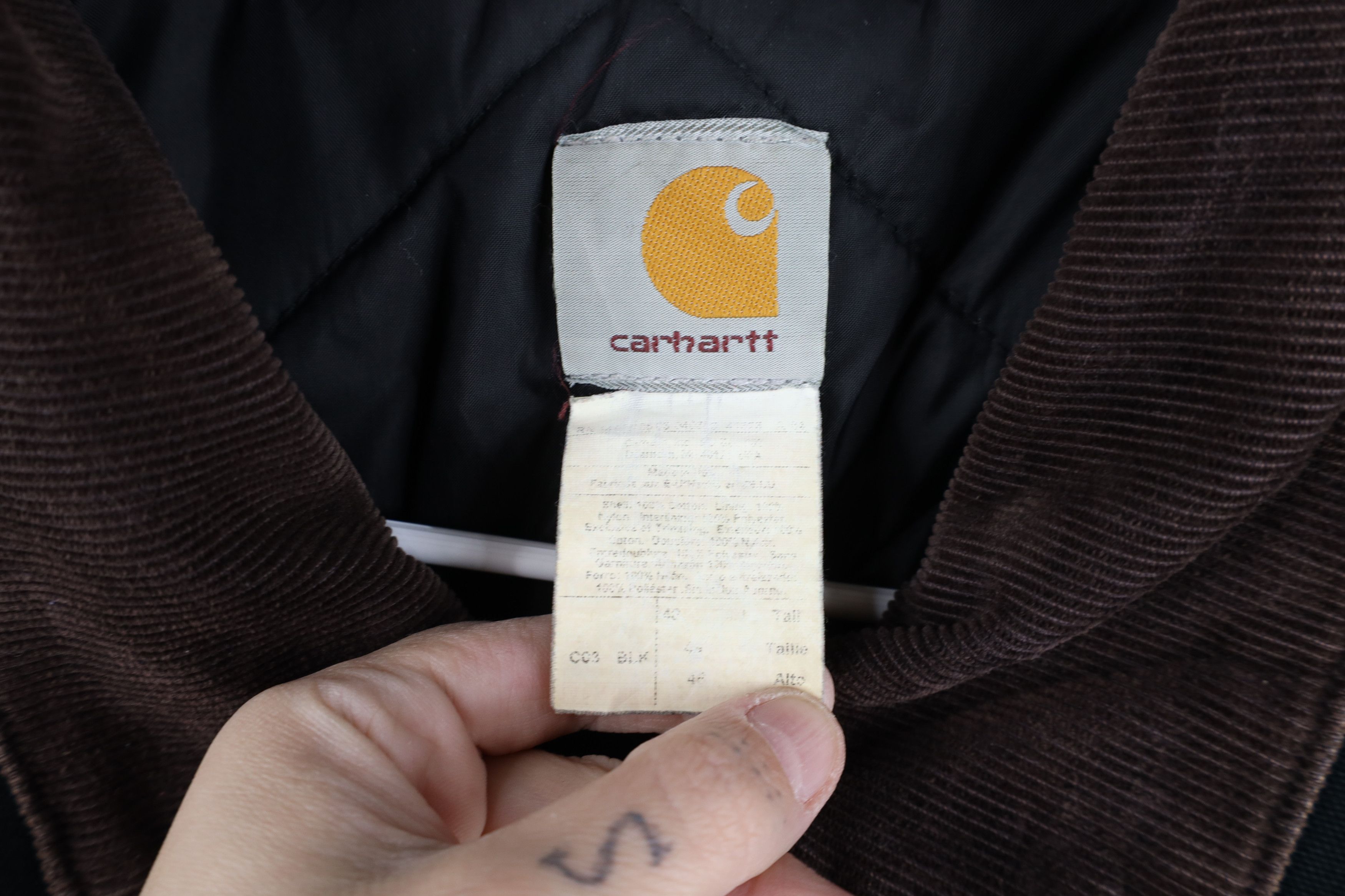 Carhartt Vintage 90s Carhartt Canvas Chore Barn Jacket Black USA Size US XXL / EU 58 / 5 - 10 Thumbnail