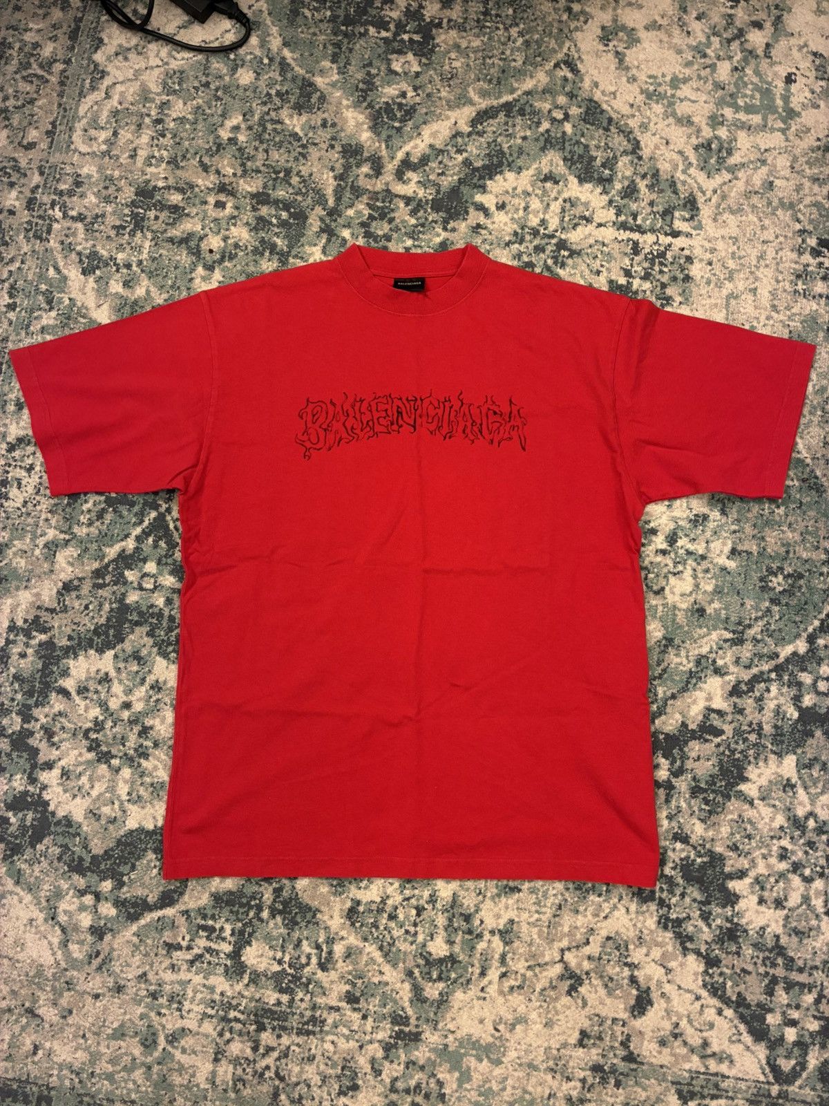 Balenciaga Metal DIY Outline T shirt