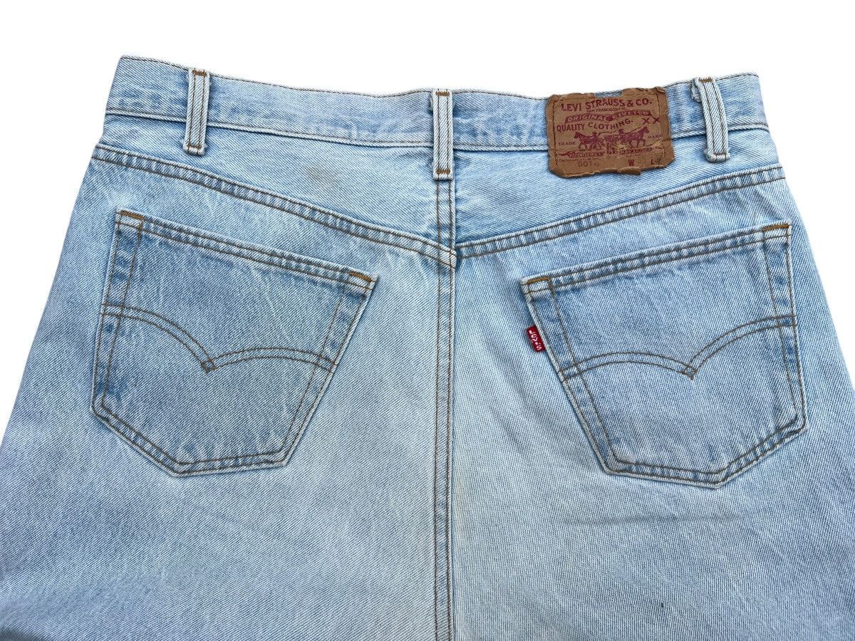 Levi's Vintage 80s Levis 501 Light Wash Denim Jeans 35x31 Size US 35 - 7 Thumbnail
