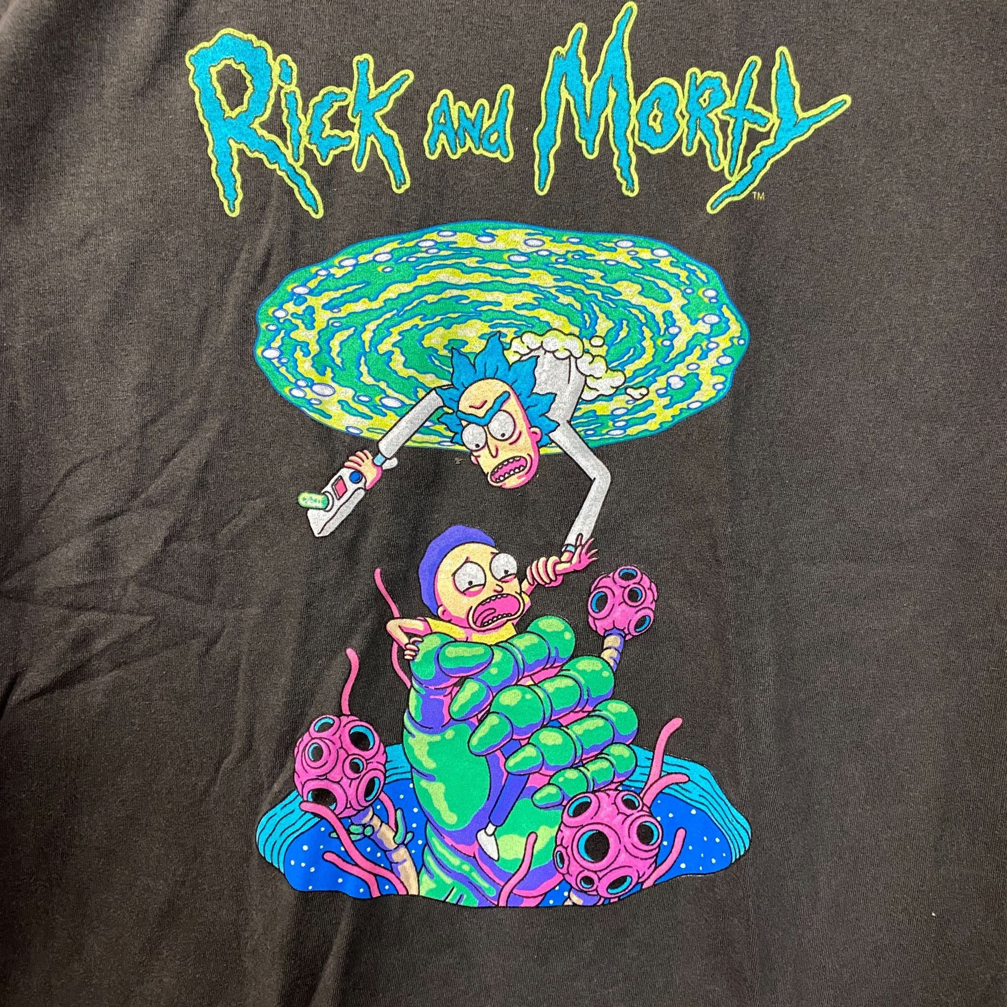 Cartoon Network Adult Swim Rick & Morty Portal Pitfall Graphic Design T-Shir Size US M / EU 48-50 / 2 - 2 Thumbnail