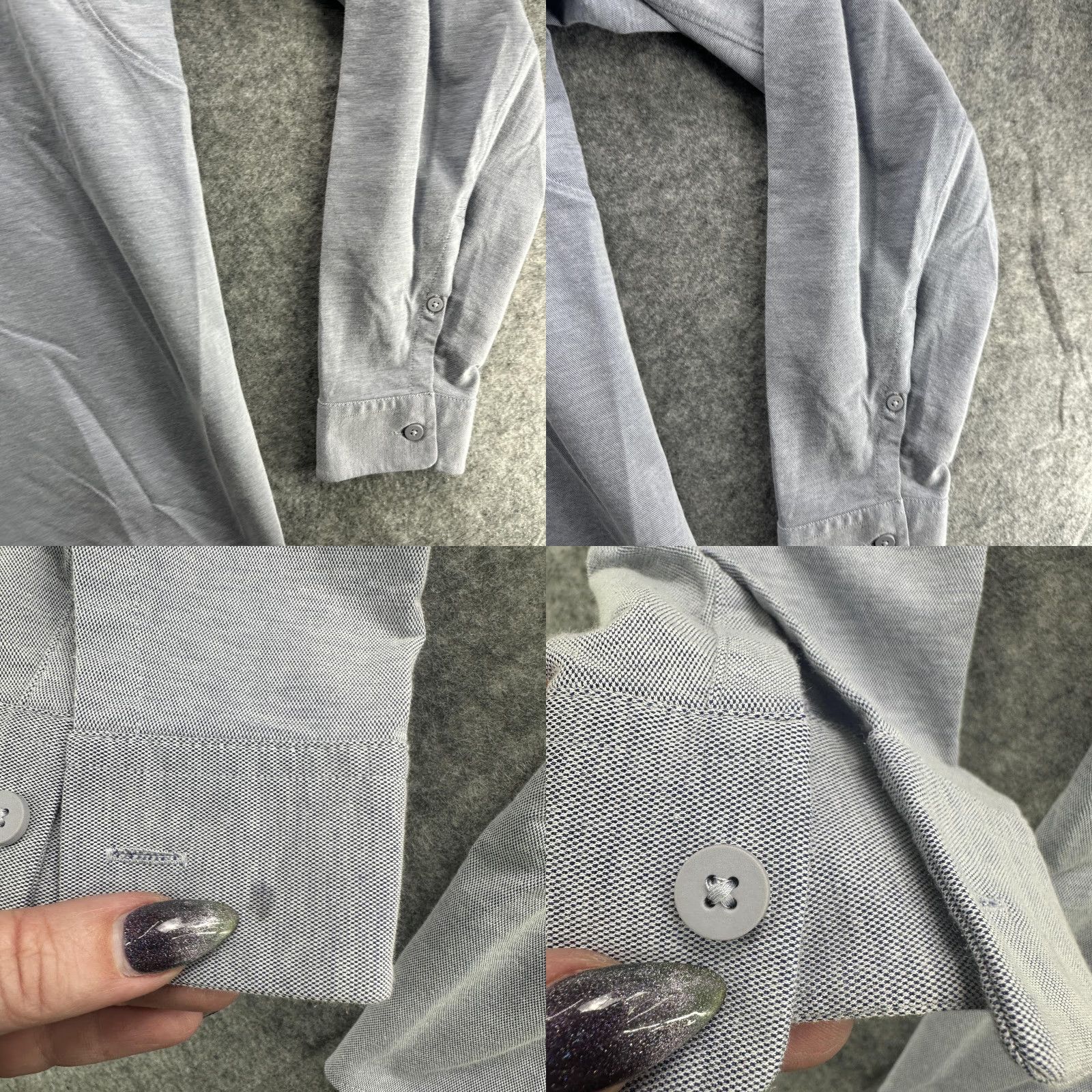 Lululemon Lululemon Shirt Mens Large Gray Long Sleeve Button Front Pocket Solid Breathable Casual Size US L / EU 52-54 / 3 - 8 Thumbnail