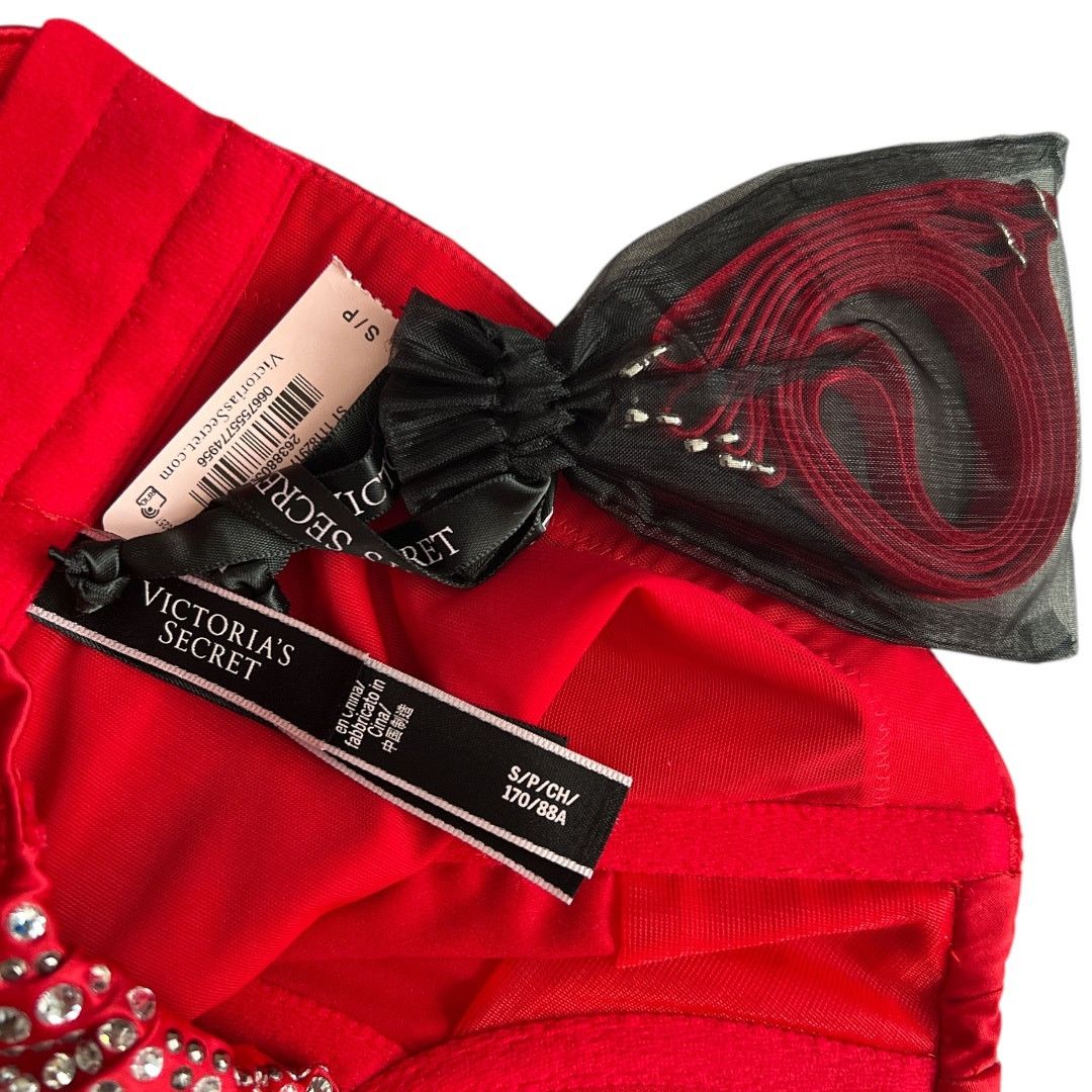 Victoria's Secret Victroria's Secret Crystal Embellished Long Line Bustier, S Size ONE SIZE - 11 Thumbnail