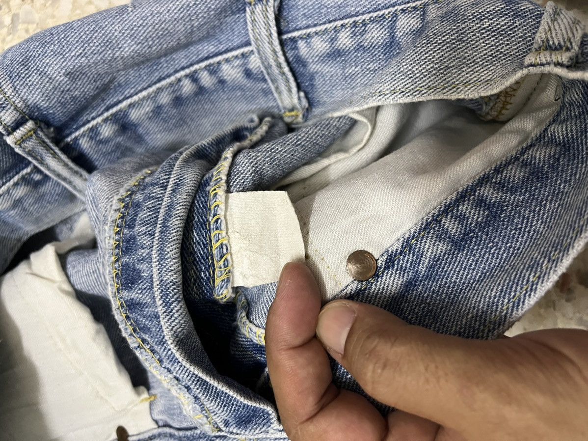 Lee Vintage 70s LEE Rider scovill zipper distressed denim Size US 32 / EU 48 - 3 Thumbnail