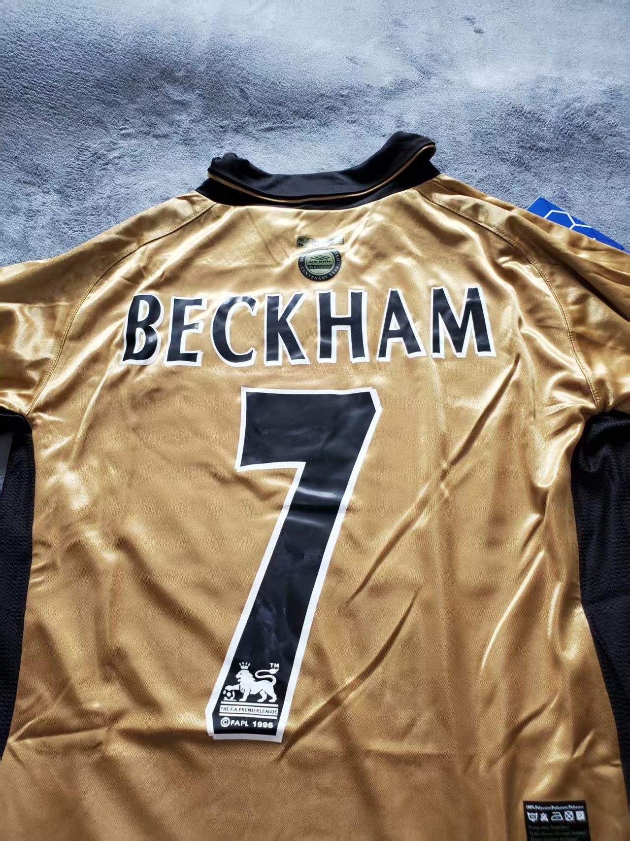Other 2001 2002 Manchester United 7 David Beckham Jersey Two-Sided Size US XL / EU 56 / 4 - 5 Thumbnail