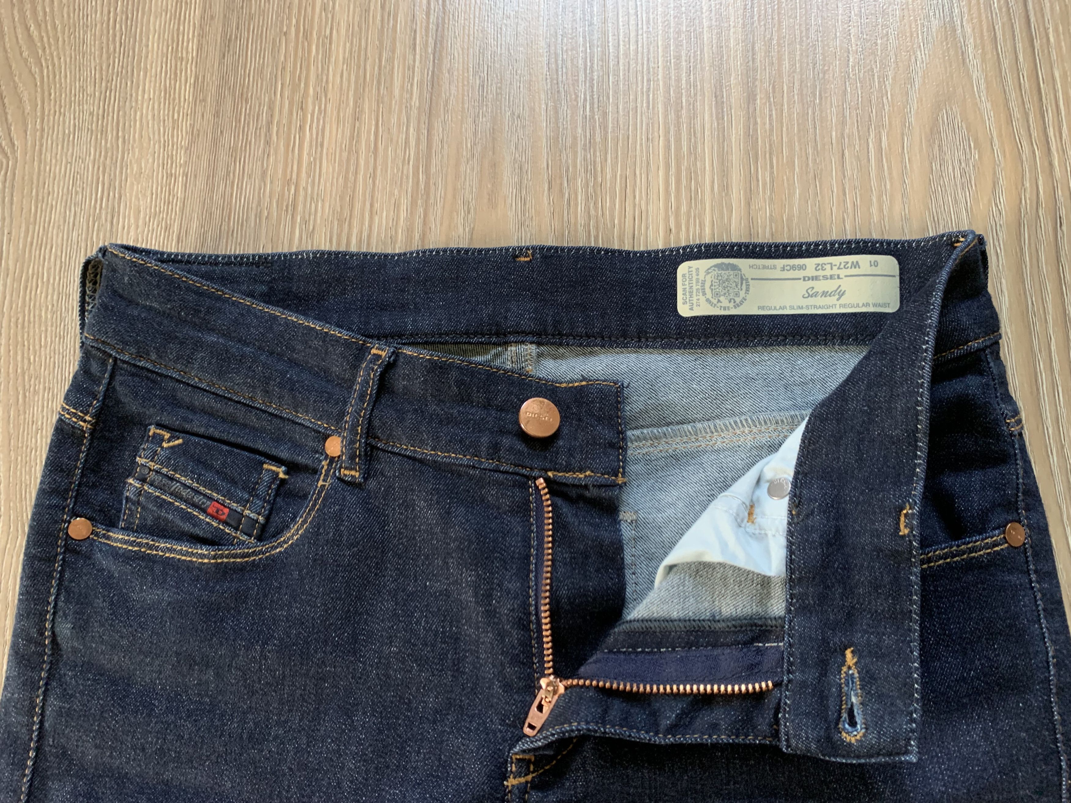 Diesel Diesel Sandy Womens Denim Stretch Jeans Size 27" / US 4 / IT 40 - 6 Thumbnail