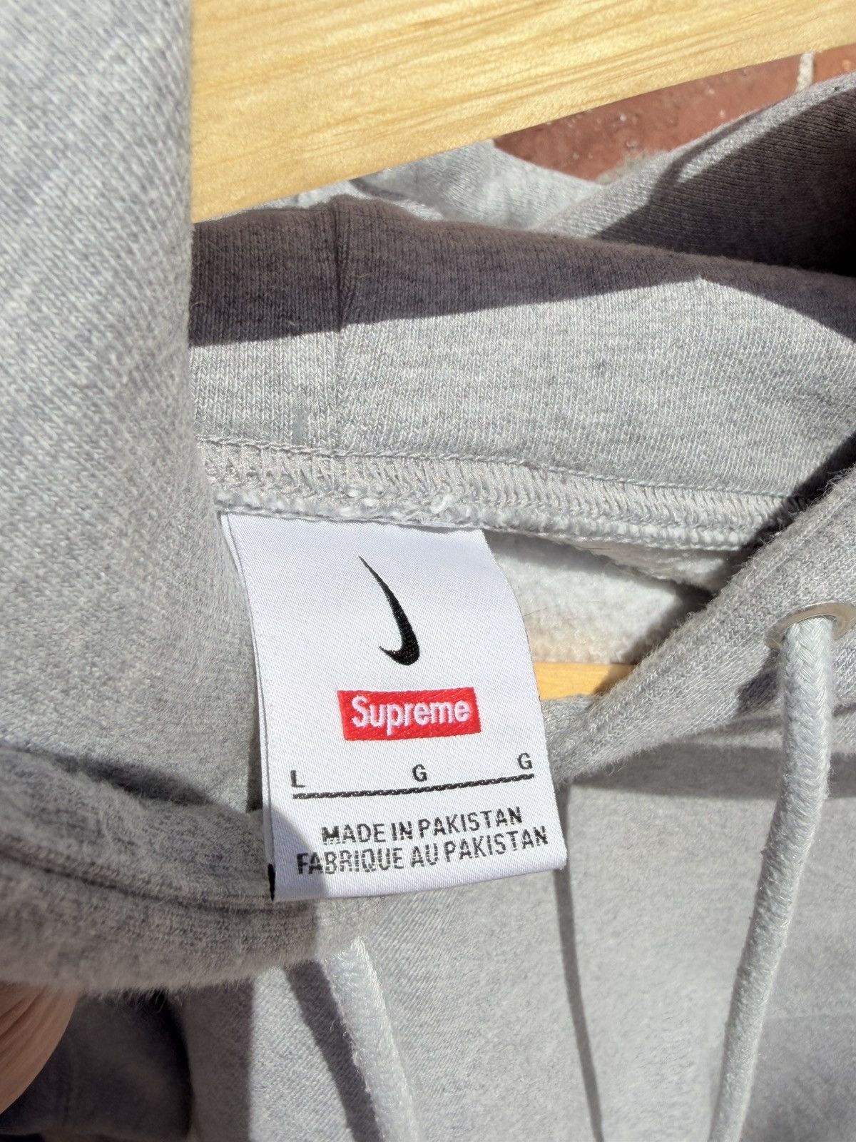 Nike × Supreme Supreme Nike Hoodie Size US L / EU 52-54 / 3 - 7 Thumbnail