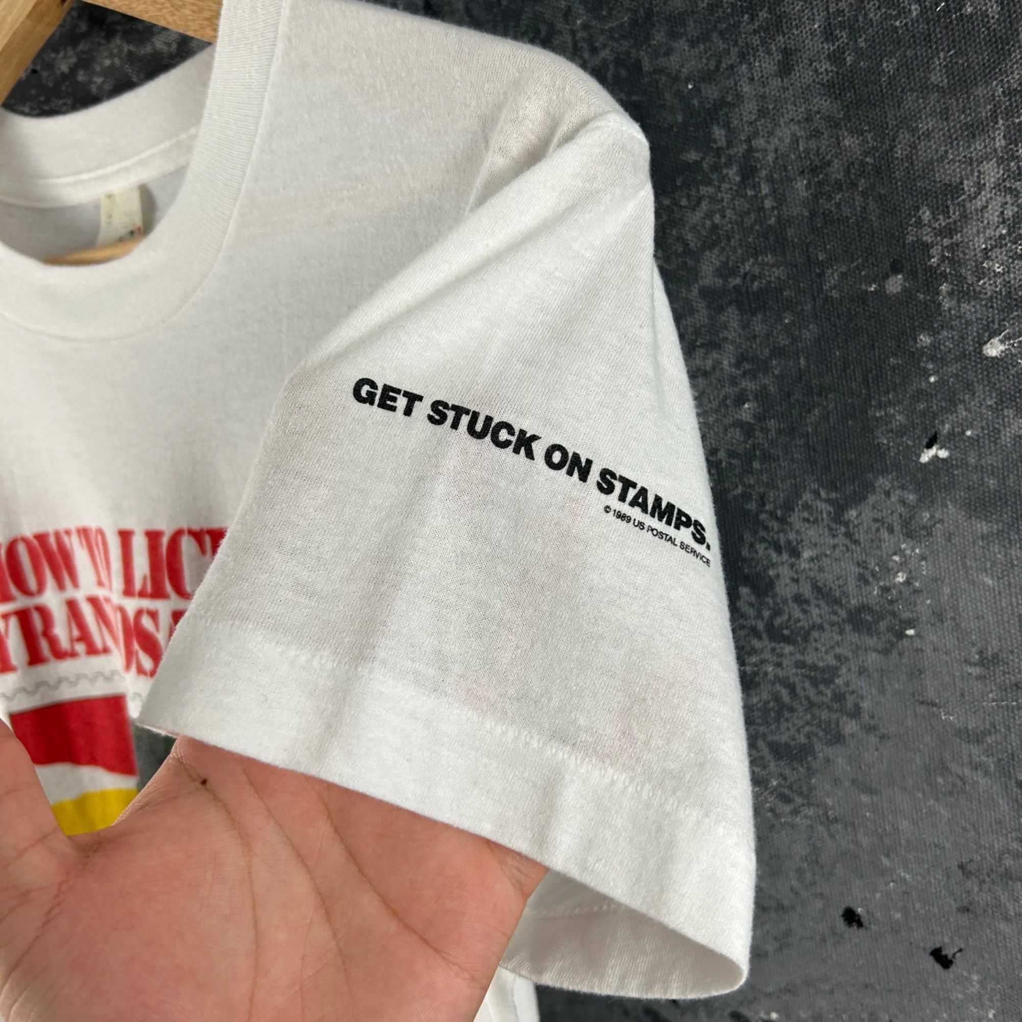 Arts & Science × Vintage Vintage 1980’s Dinosaur USPS stamp shirt Size US XS / EU 42 / 0 - 6 Thumbnail
