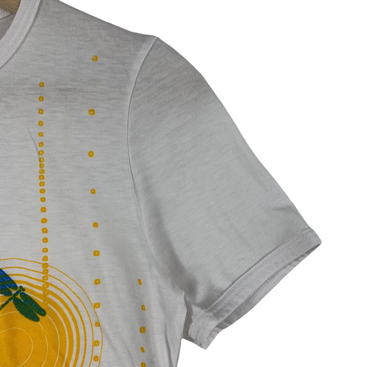 Kansai Yamamoto × Vintage Vintage 90s KANSAI by mitsuya cider flower tee Size XXS / US 00 / IT 34 - 7 Thumbnail