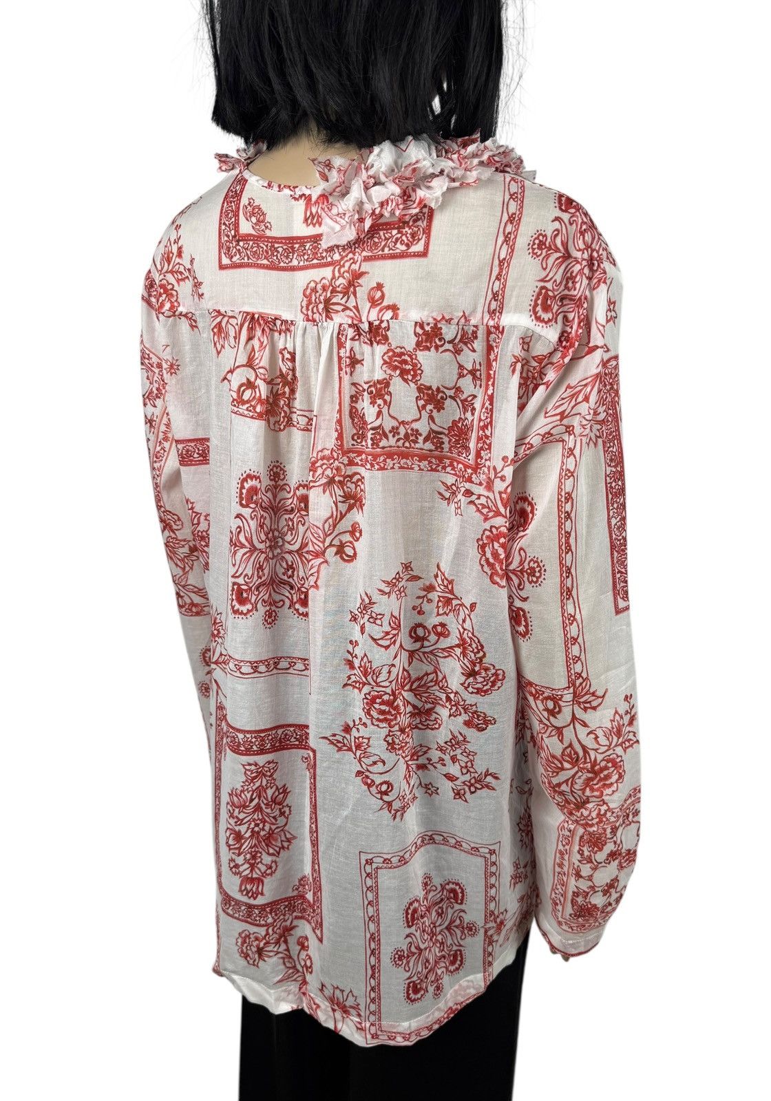 Other Semicouture Printed Floral Blouse Cotton size 44 Size M / US 6-8 / IT 42-44 - 8 Thumbnail