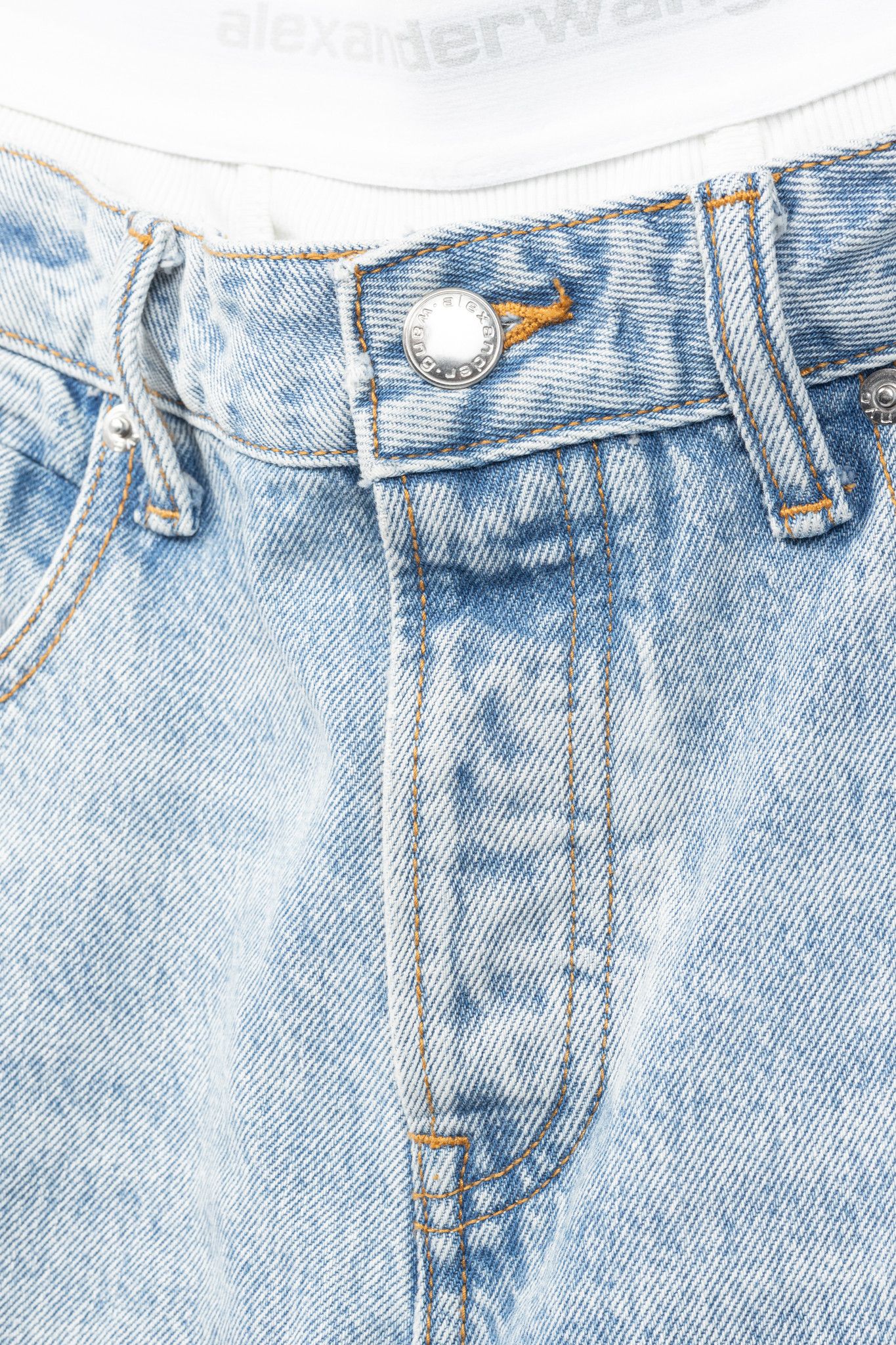Alexander Wang Alexander Wang Pebble Beach Low Rise Straight Jeans Size 24" / US 00 / IT 34 - 7 Thumbnail